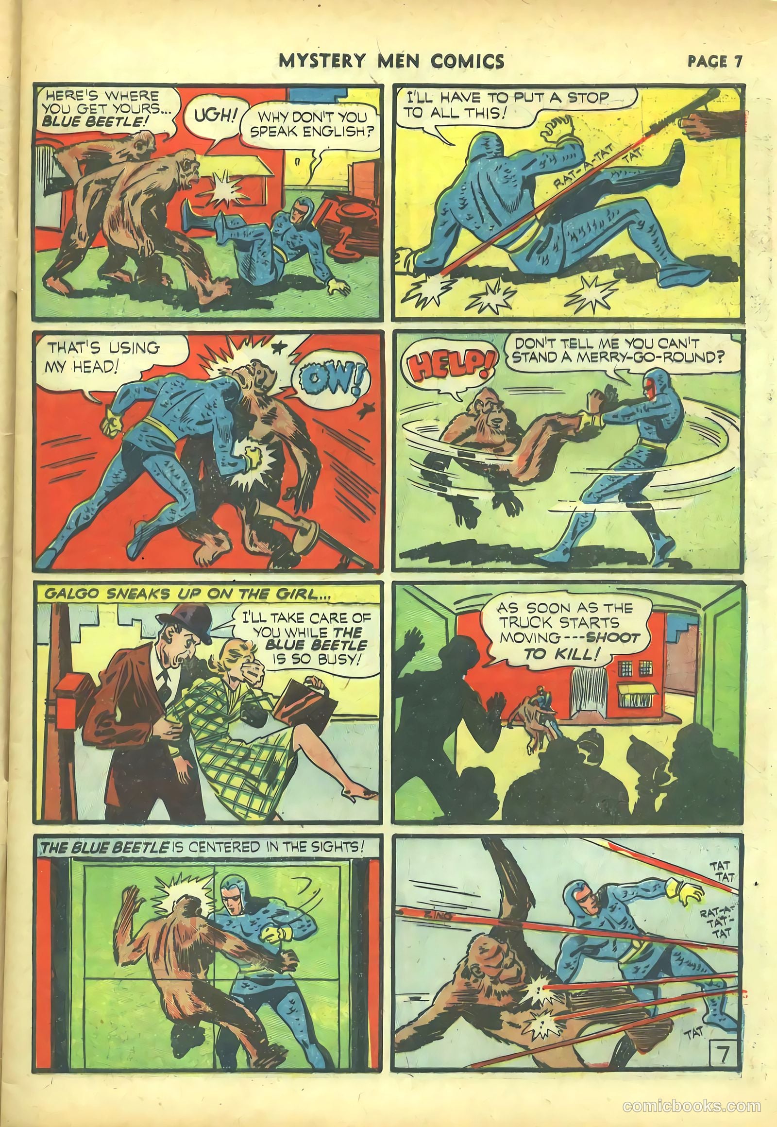 Mystery Men Comics #20 (1941) — page 9 of 68
