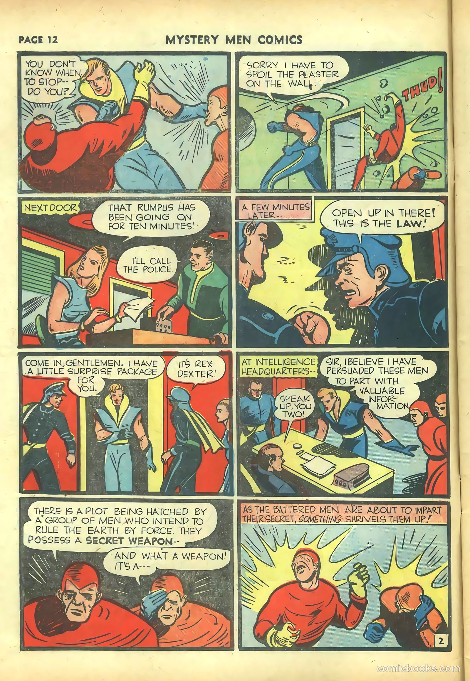 Mystery Men Comics #20 (1941) — page 14 of 68