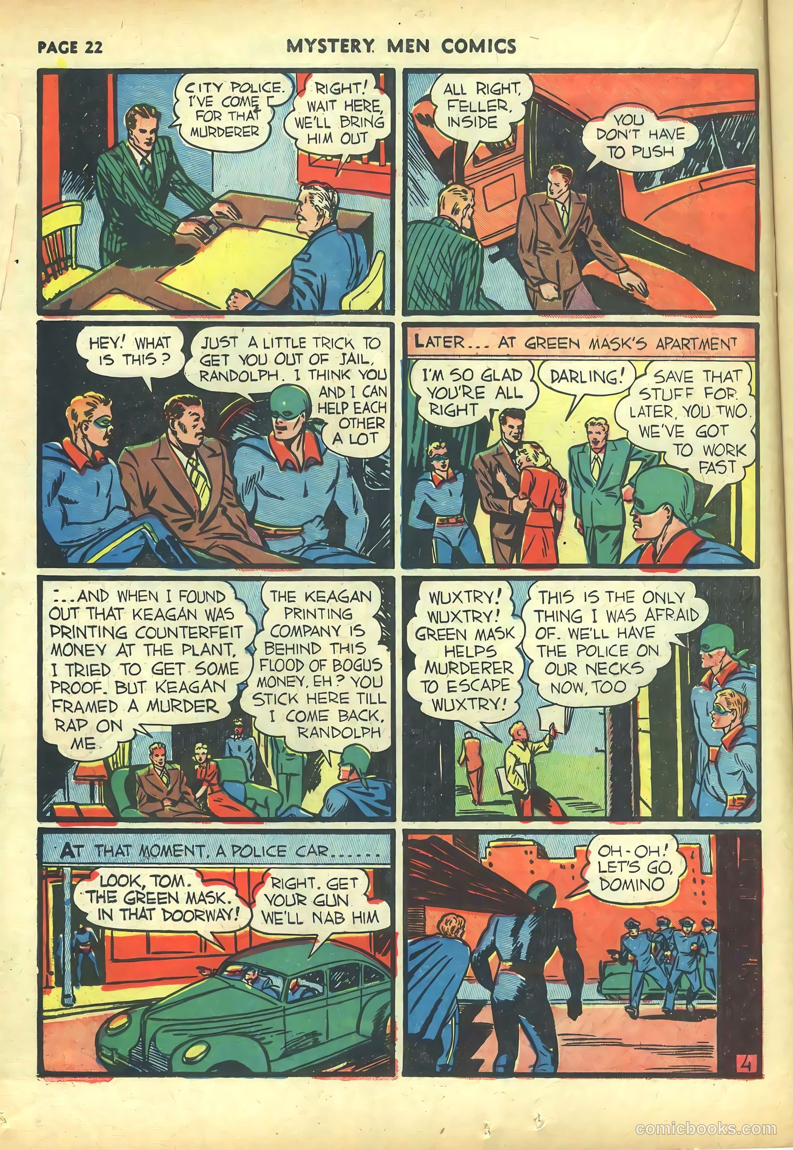 Mystery Men Comics #20 (1941) — page 24 of 68