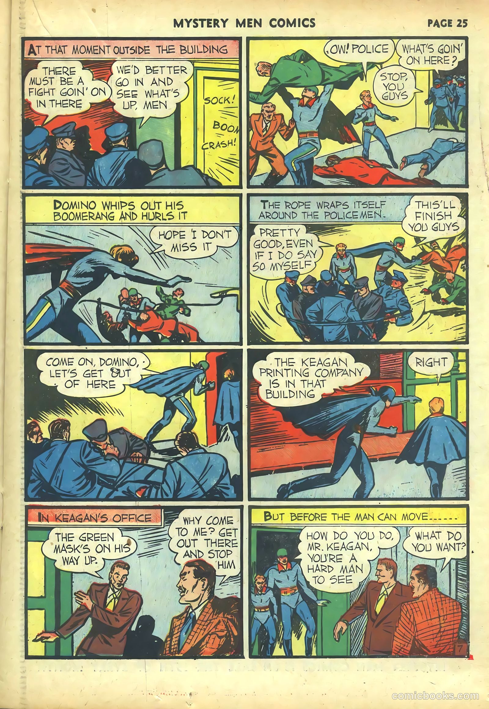 Mystery Men Comics #20 (1941) — page 27 of 68