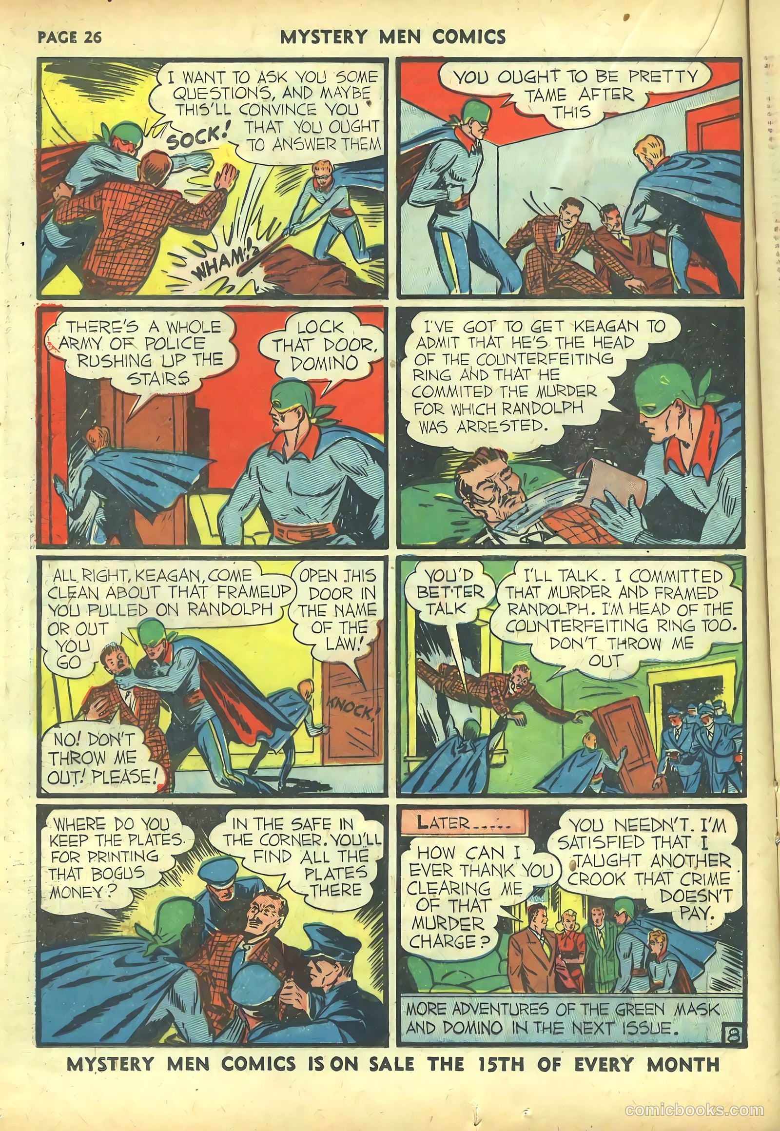 Mystery Men Comics #20 (1941) — page 28 of 68