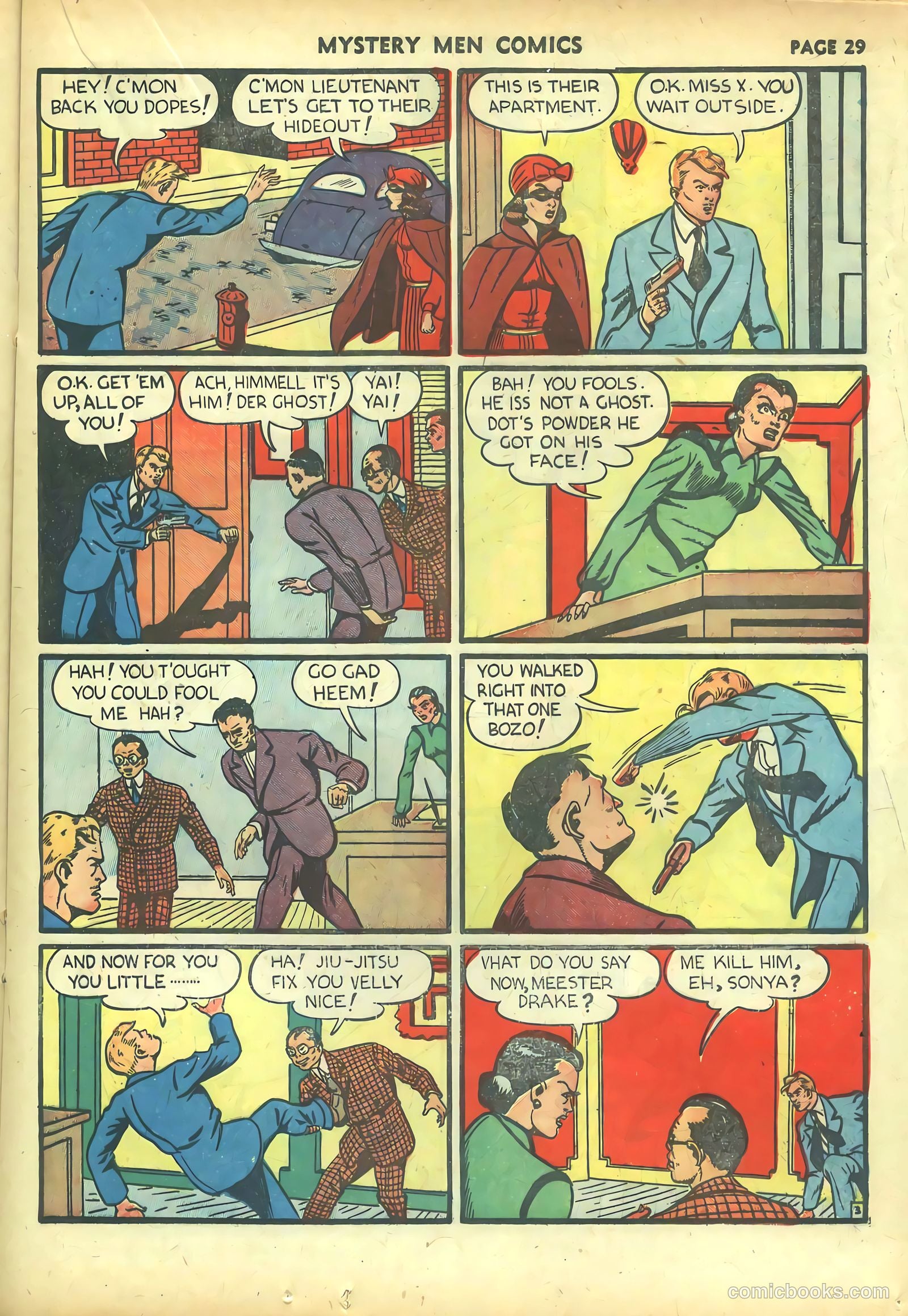 Mystery Men Comics #20 (1941) — page 31 of 68