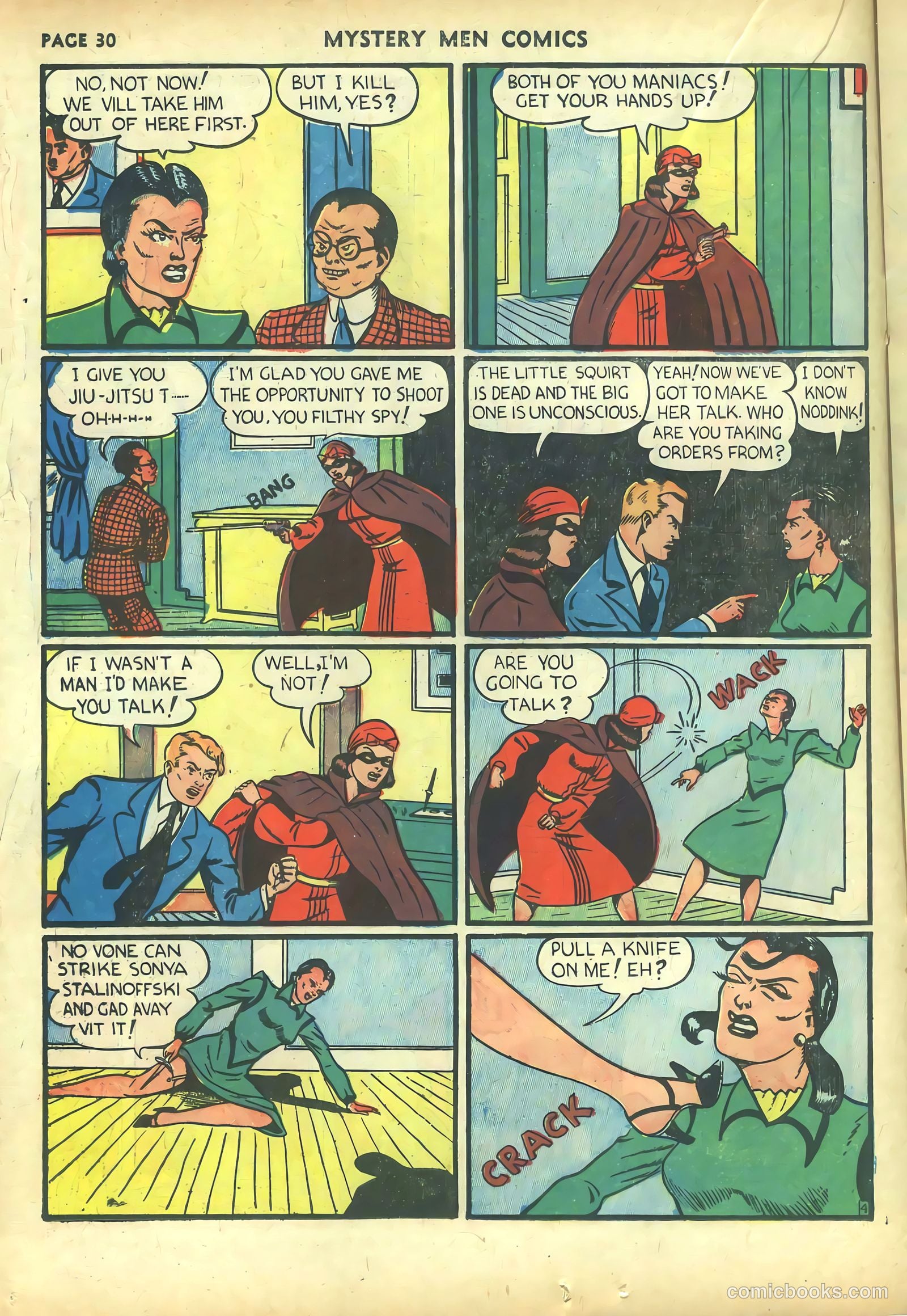 Mystery Men Comics #20 (1941) — page 32 of 68
