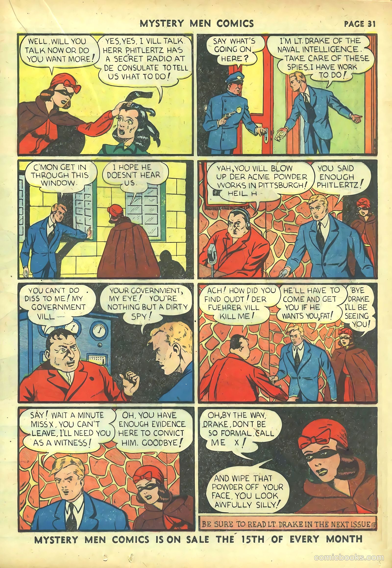 Mystery Men Comics #20 (1941) — page 33 of 68