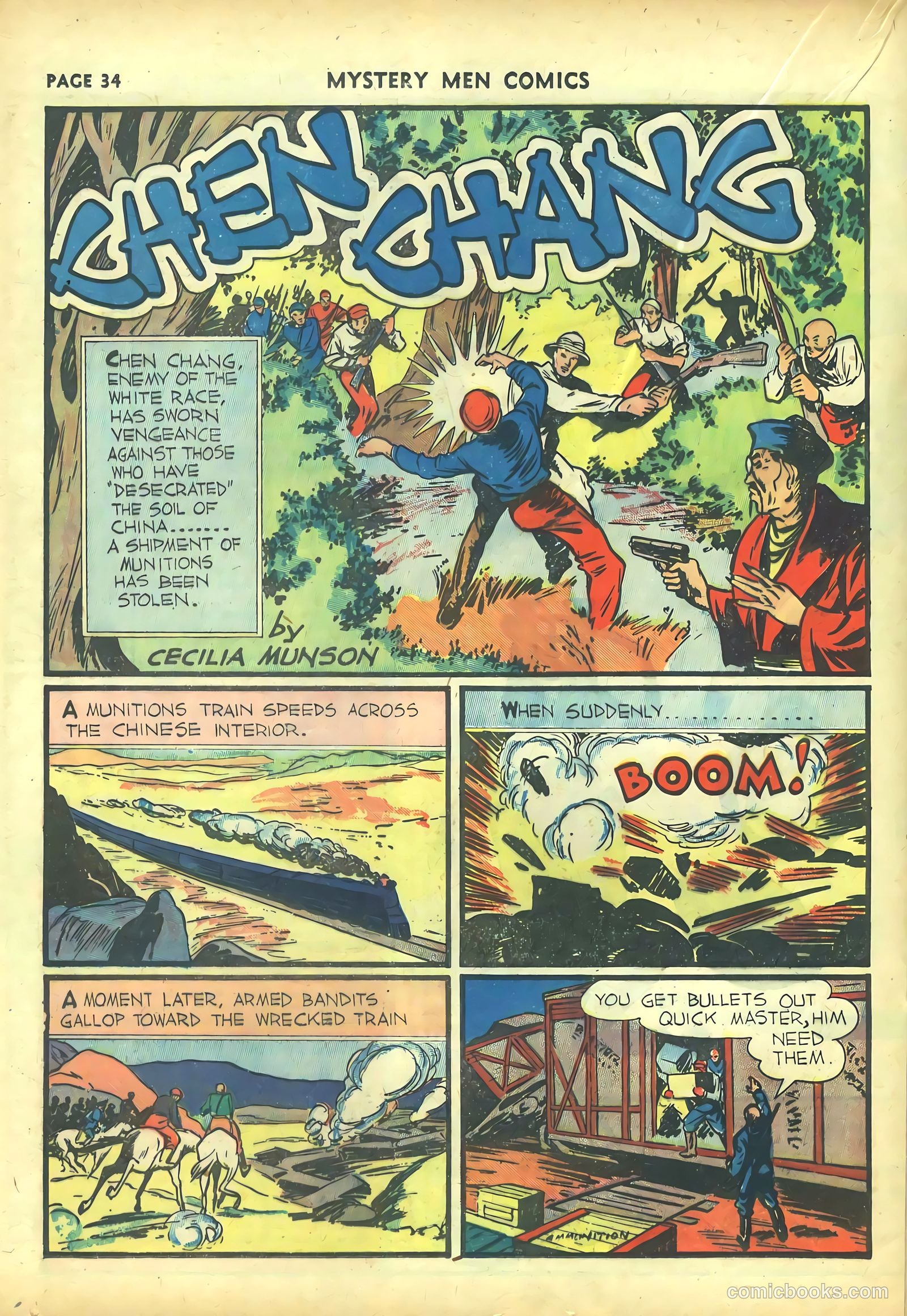 Mystery Men Comics #20 (1941) — page 36 of 68