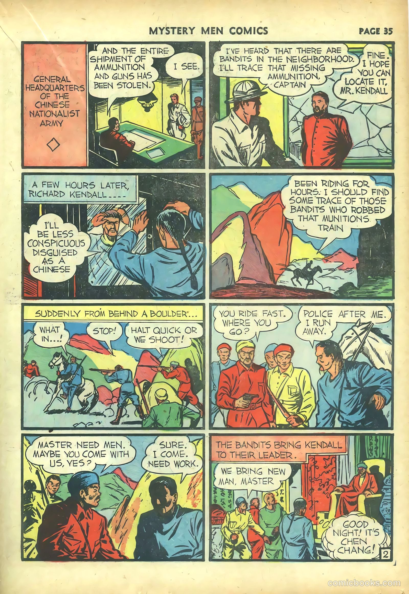Mystery Men Comics #20 (1941) — page 37 of 68