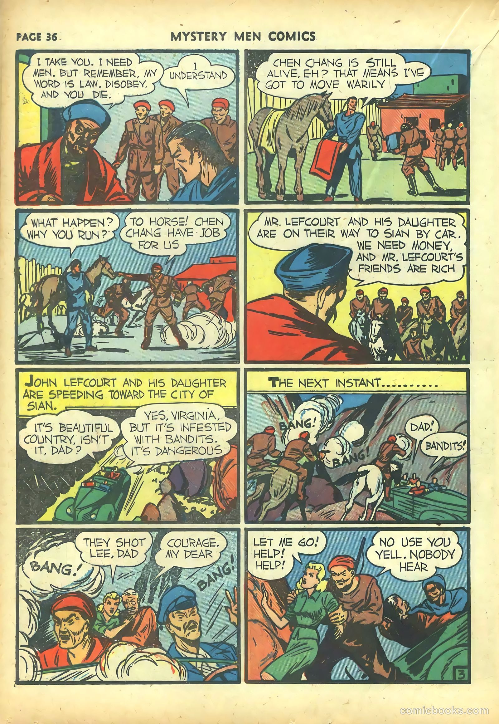 Mystery Men Comics #20 (1941) — page 38 of 68