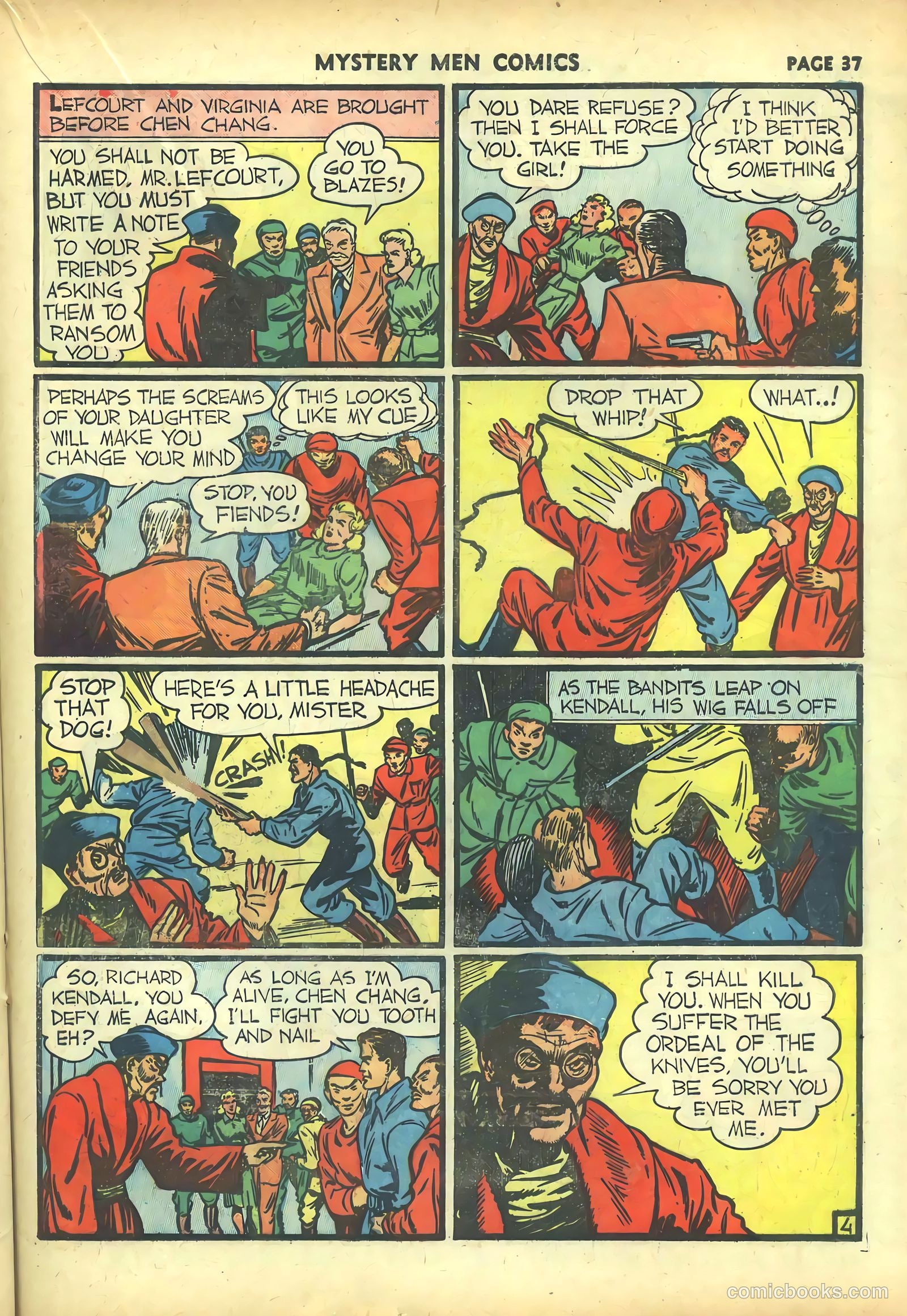 Mystery Men Comics #20 (1941) — page 39 of 68