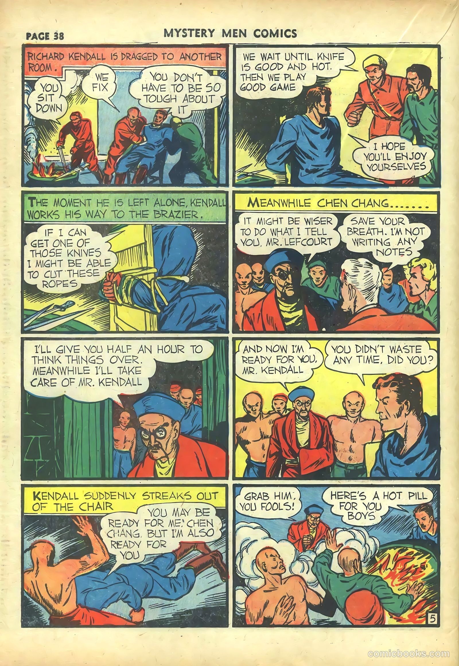Mystery Men Comics #20 (1941) — page 40 of 68