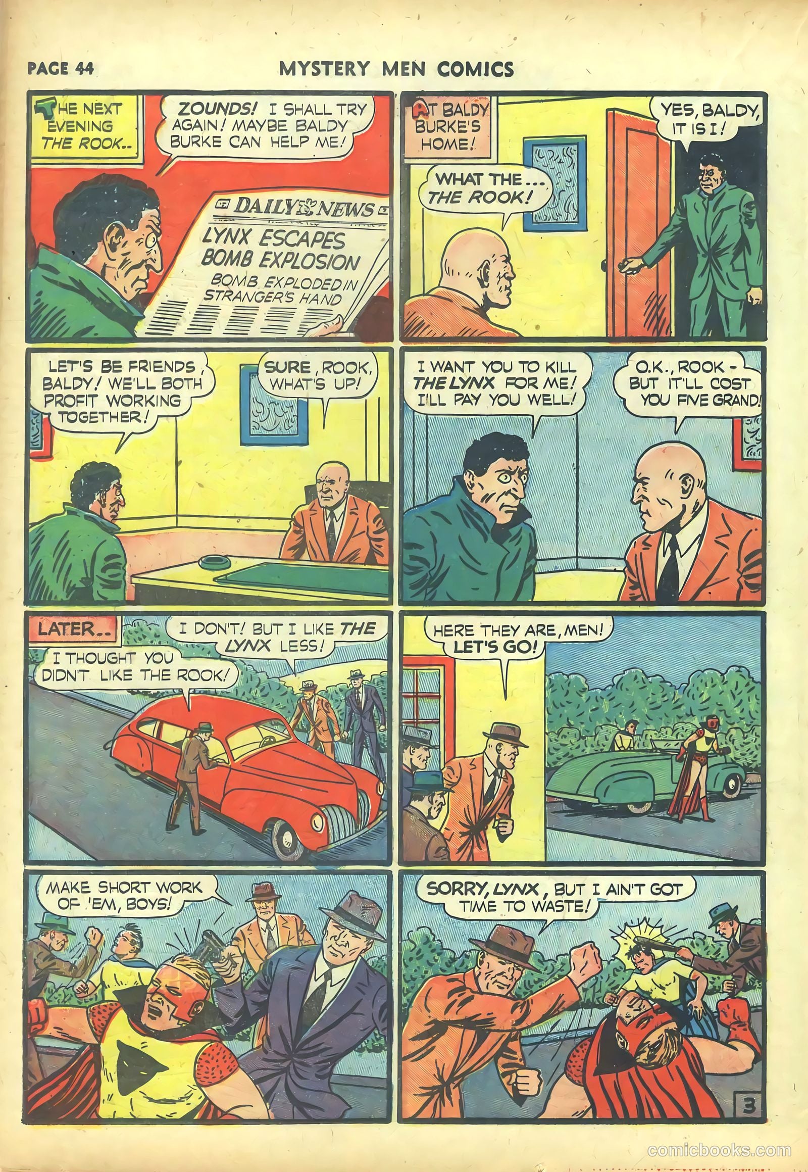 Mystery Men Comics #20 (1941) — page 46 of 68