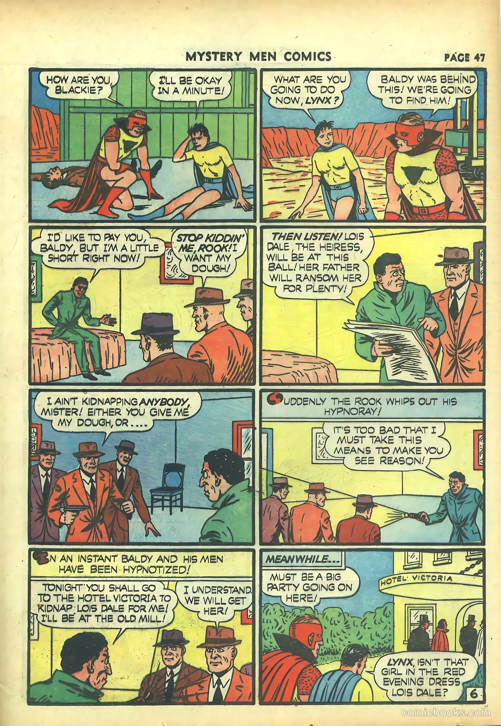 Mystery Men Comics #20 (1941) — page 49 of 68