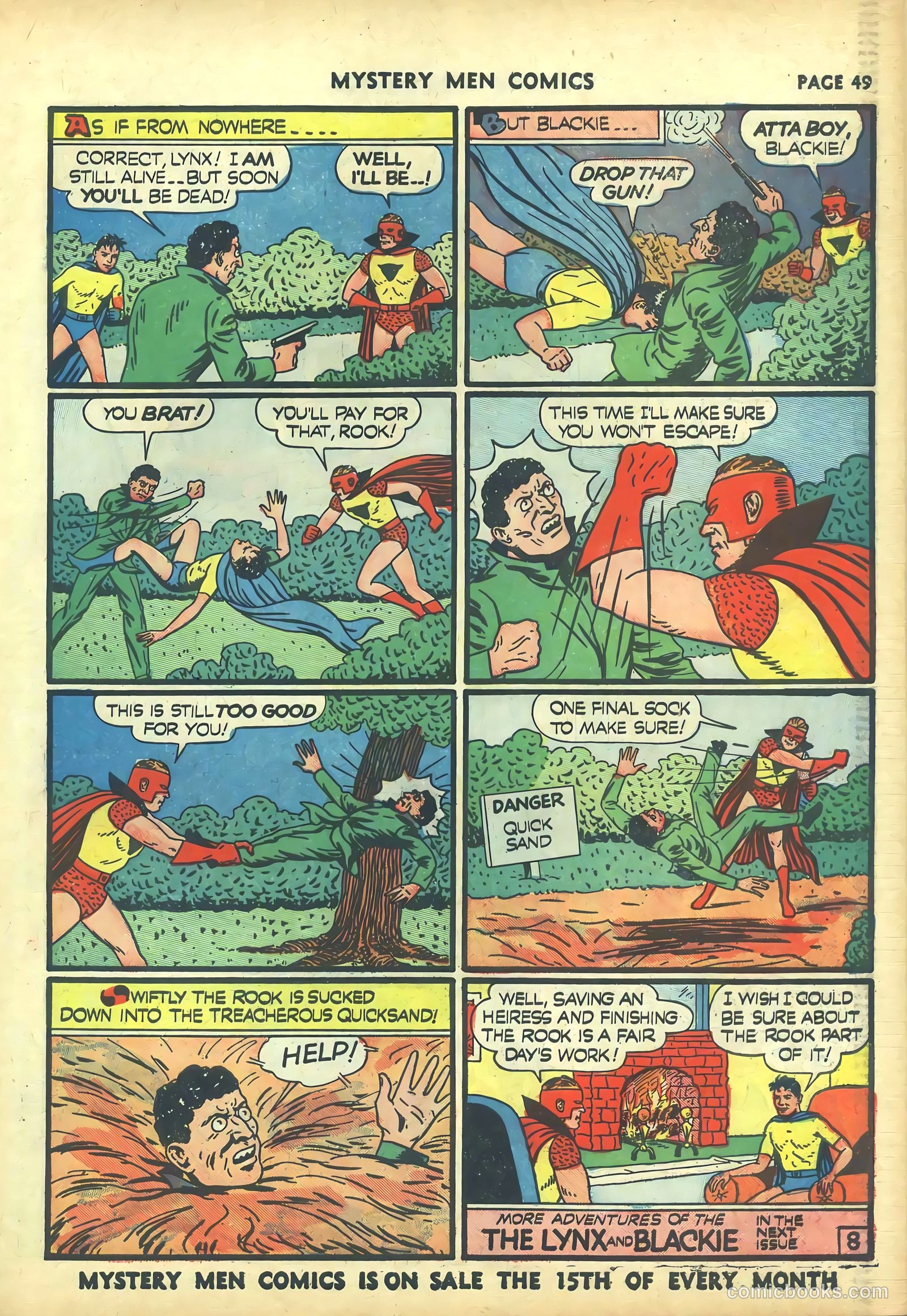 Mystery Men Comics #20 (1941) — page 51 of 68