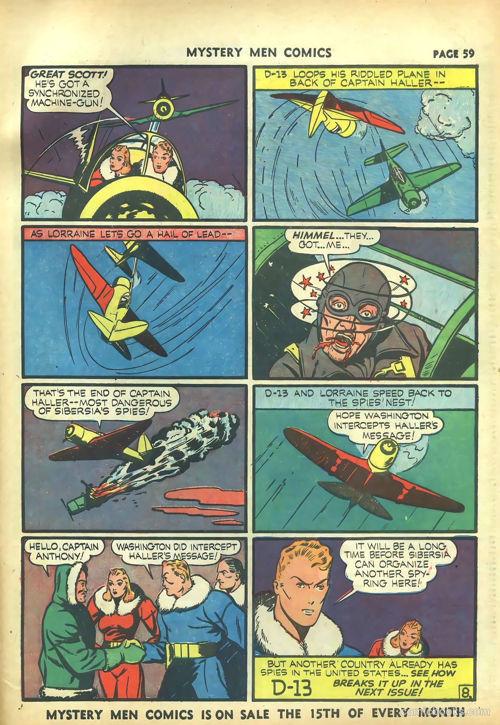 Mystery Men Comics #20 (1941) — page 61 of 68
