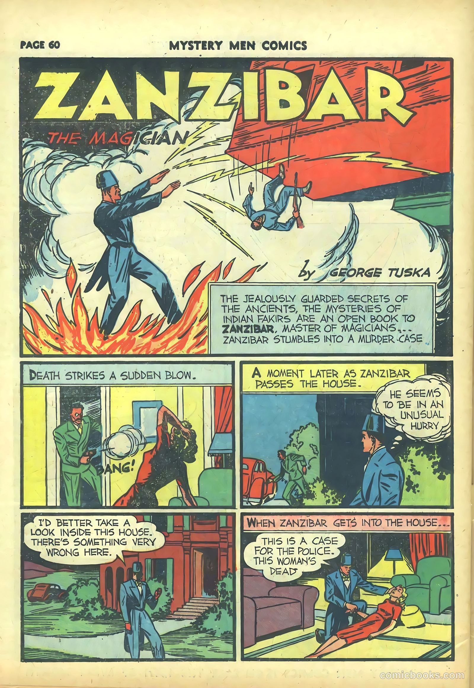 Mystery Men Comics #20 (1941) — page 62 of 68
