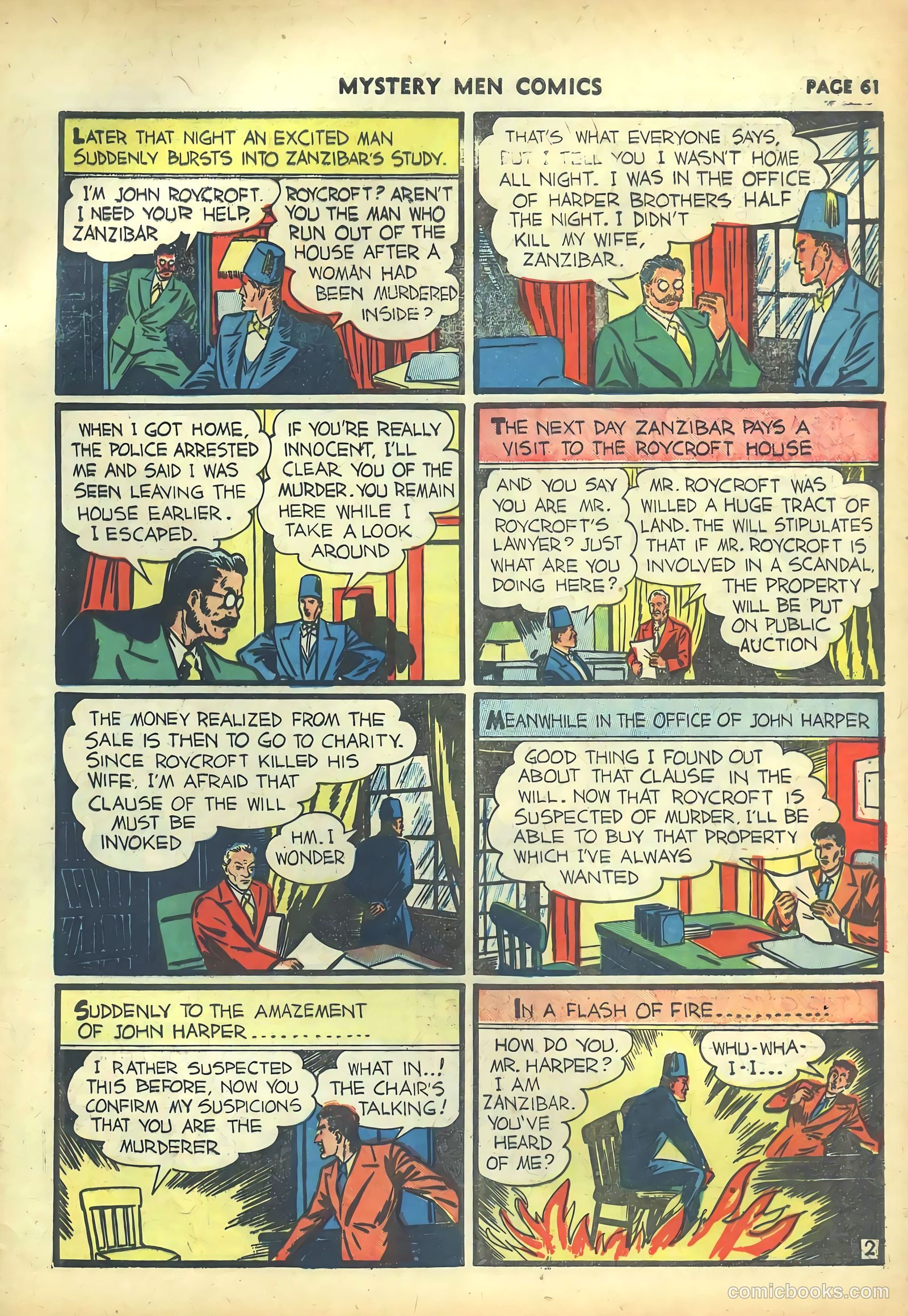 Mystery Men Comics #20 (1941) — page 63 of 68