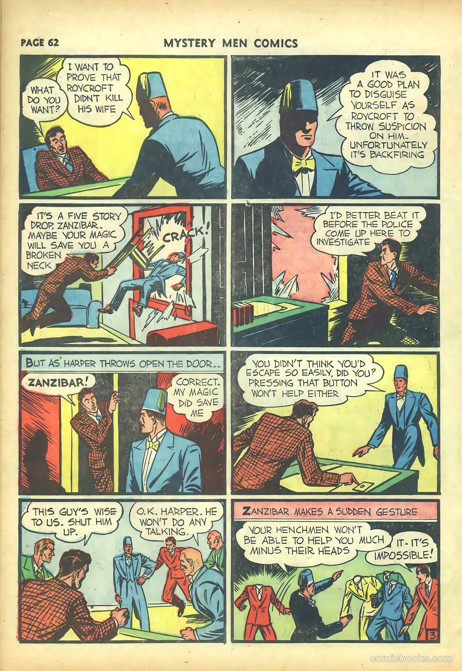 Mystery Men Comics #20 (1941) — page 64 of 68
