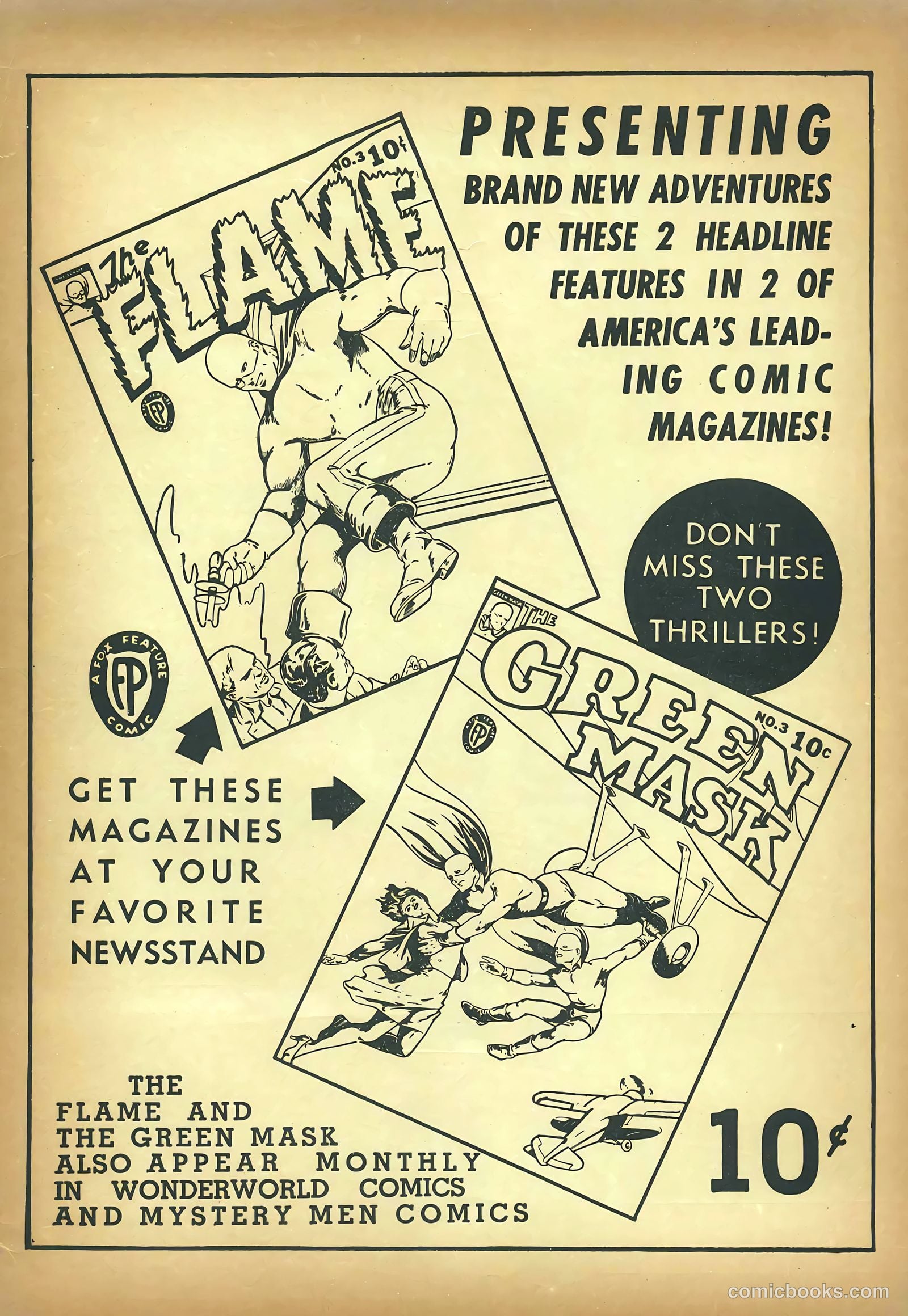 Mystery Men Comics #20 (1941) — page 67 of 68