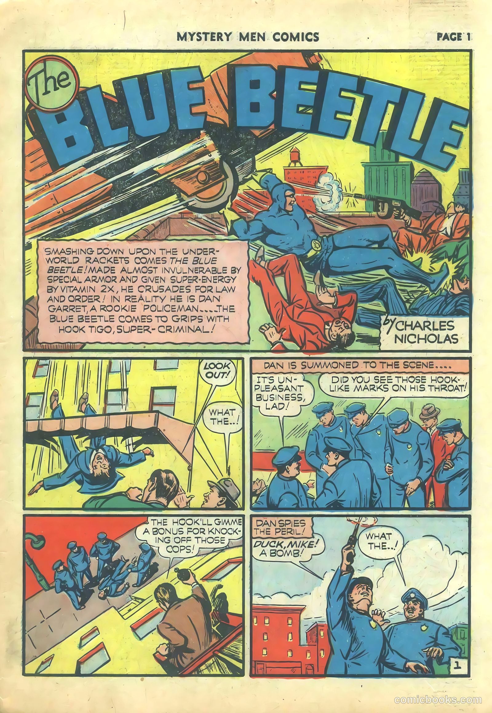 Mystery Men Comics #21 (1941) — page 3 of 68
