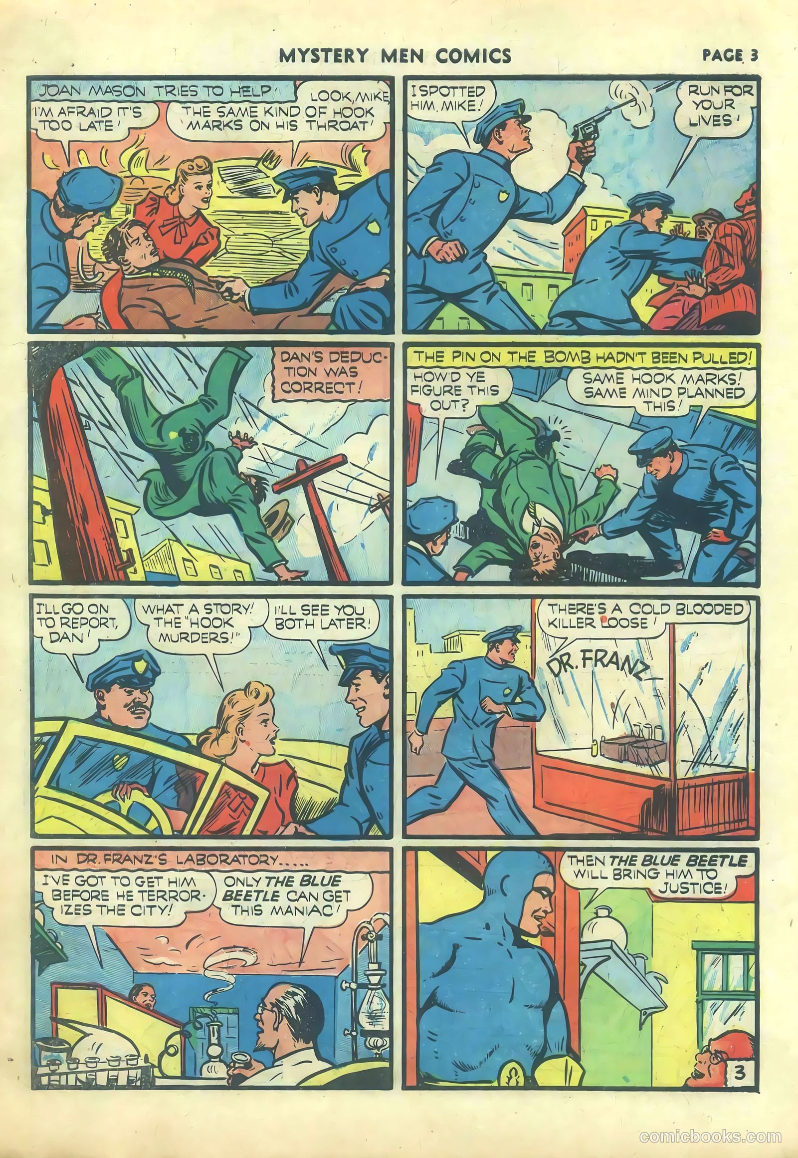 Mystery Men Comics #21 (1941) — page 5 of 68