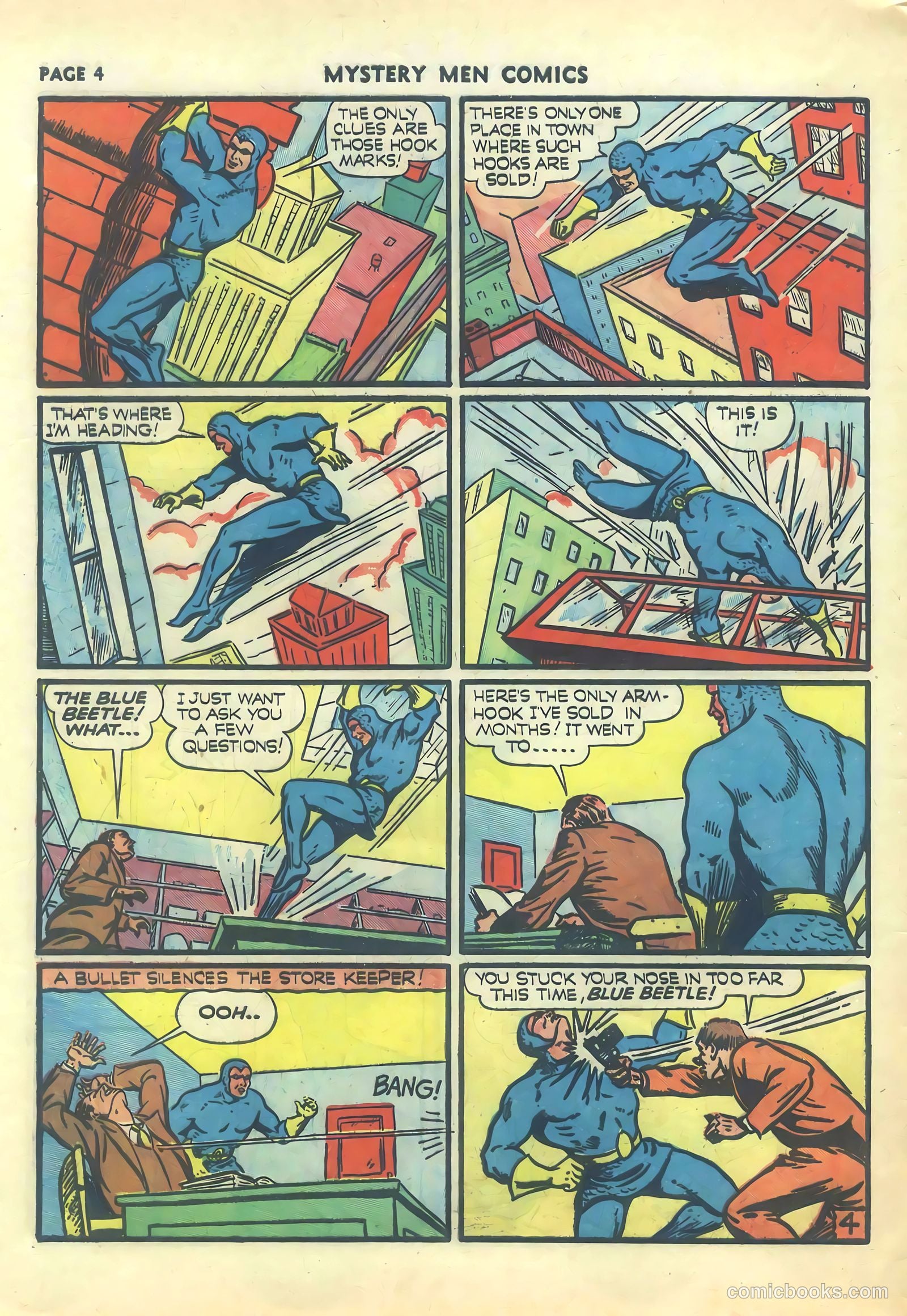 Mystery Men Comics #21 (1941) — page 6 of 68