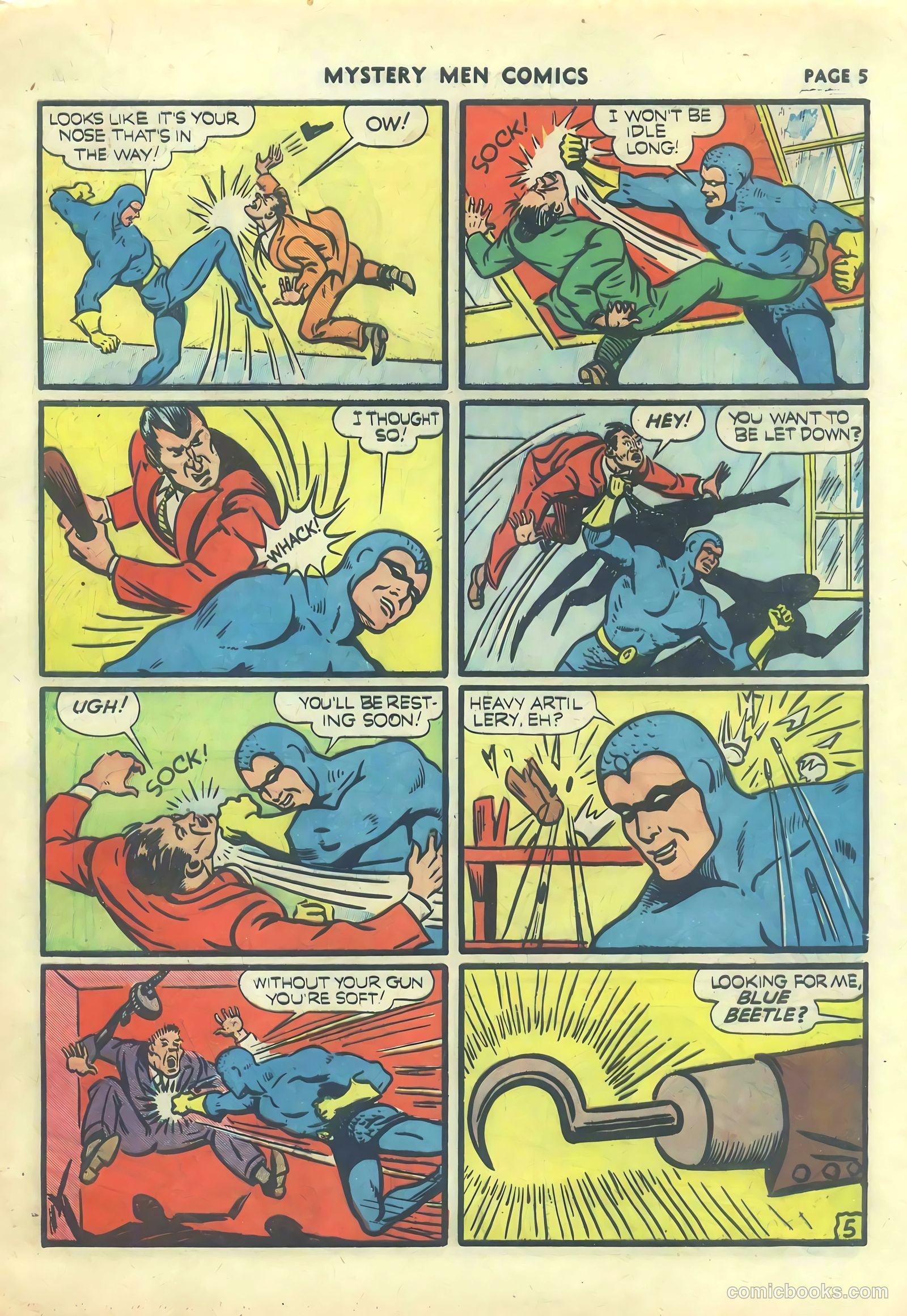 Mystery Men Comics #21 (1941) — page 7 of 68