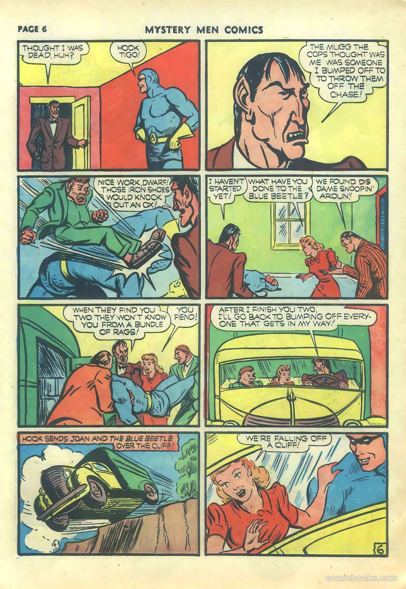 Mystery Men Comics #21 (1941) — page 8 of 68