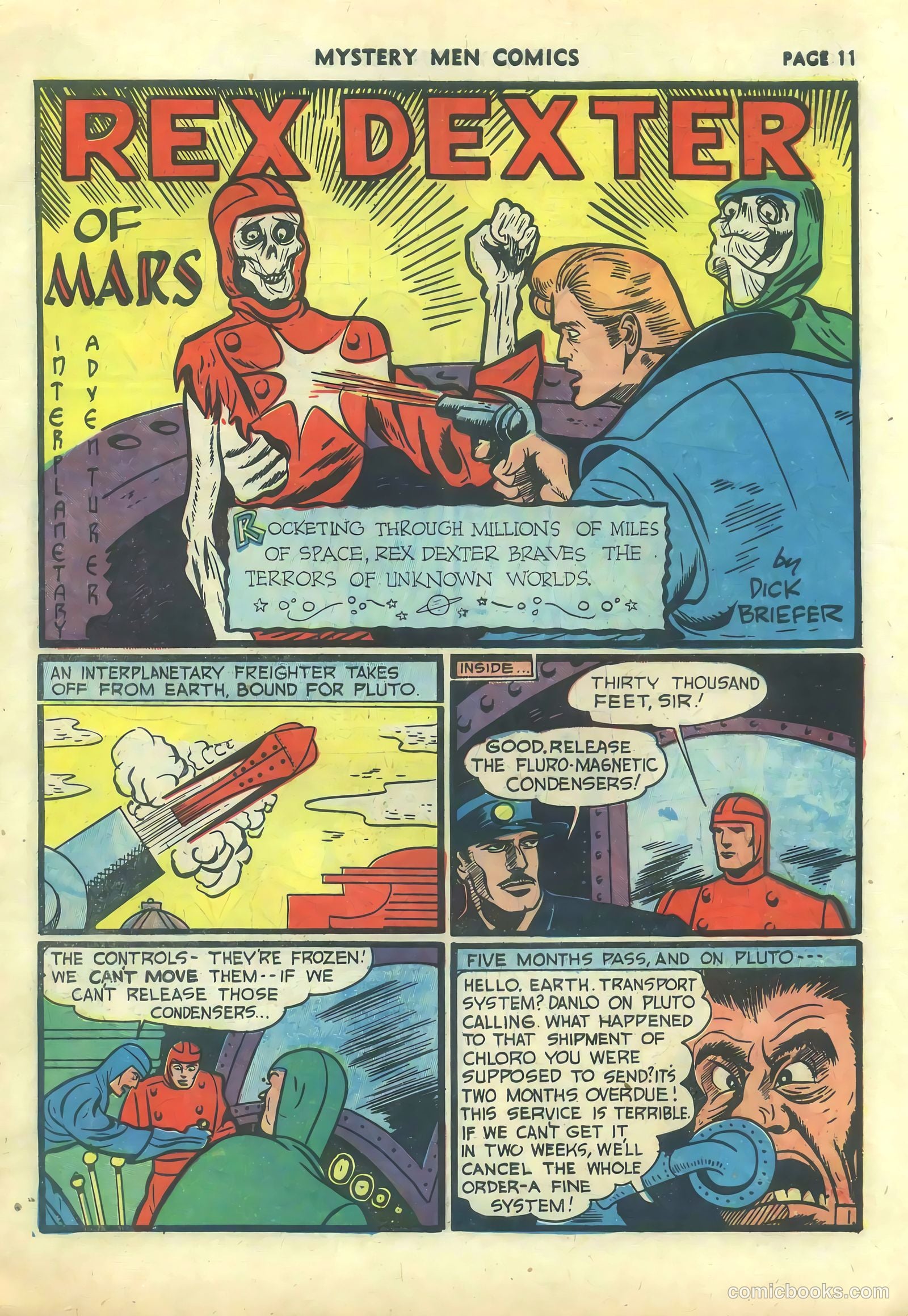 Mystery Men Comics #21 (1941) — page 13 of 68