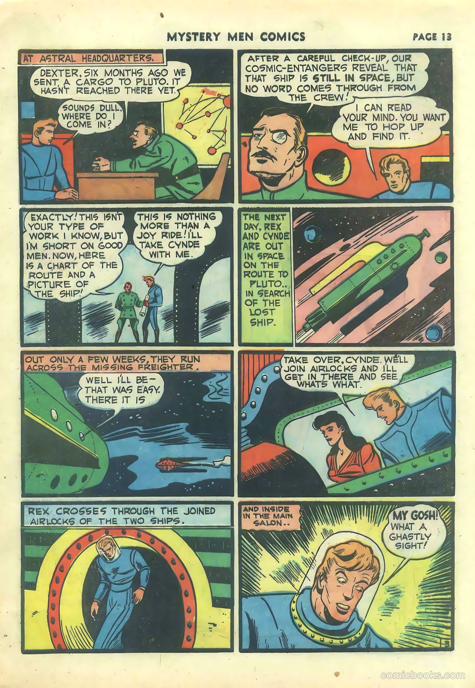 Mystery Men Comics #21 (1941) — page 15 of 68