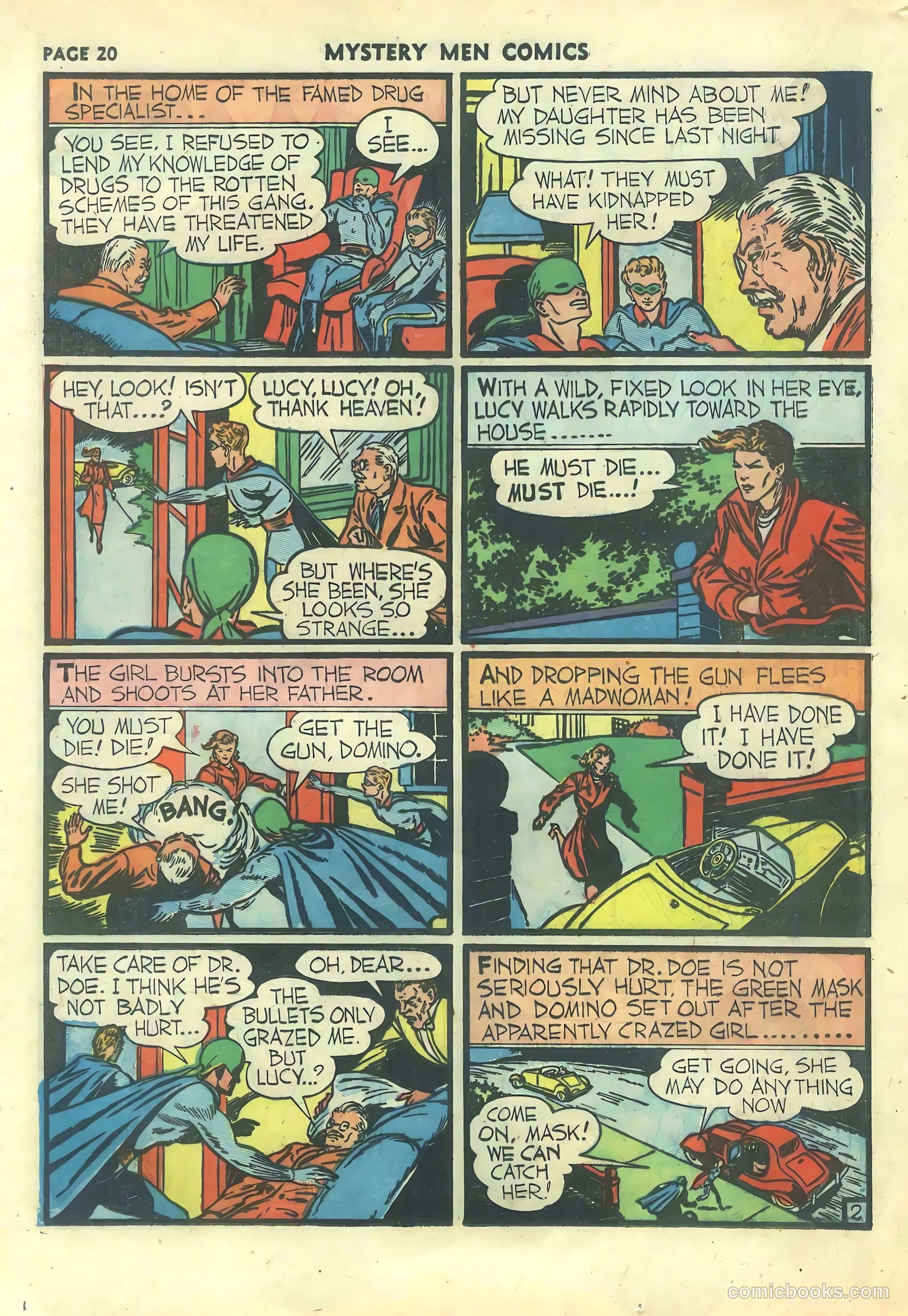 Mystery Men Comics #21 (1941) — page 22 of 68