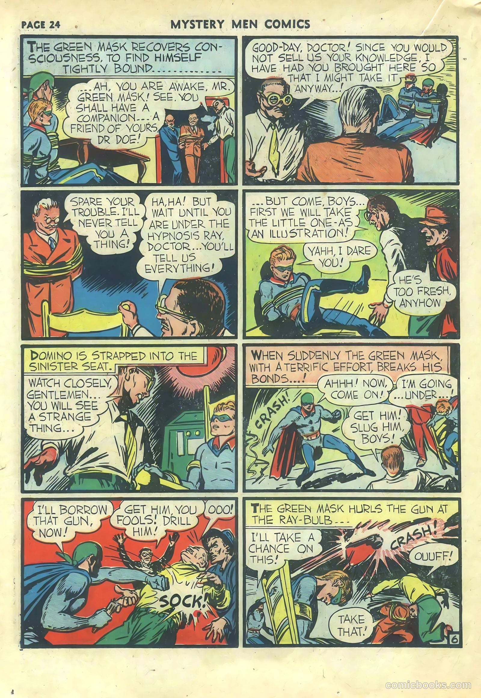 Mystery Men Comics #21 (1941) — page 26 of 68
