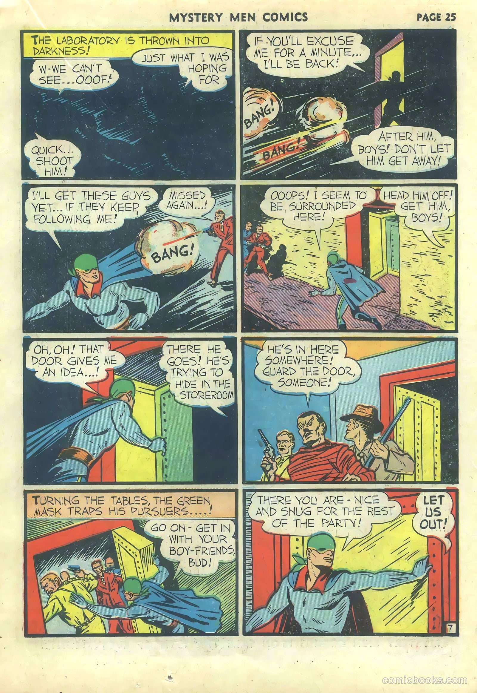 Mystery Men Comics #21 (1941) — page 27 of 68