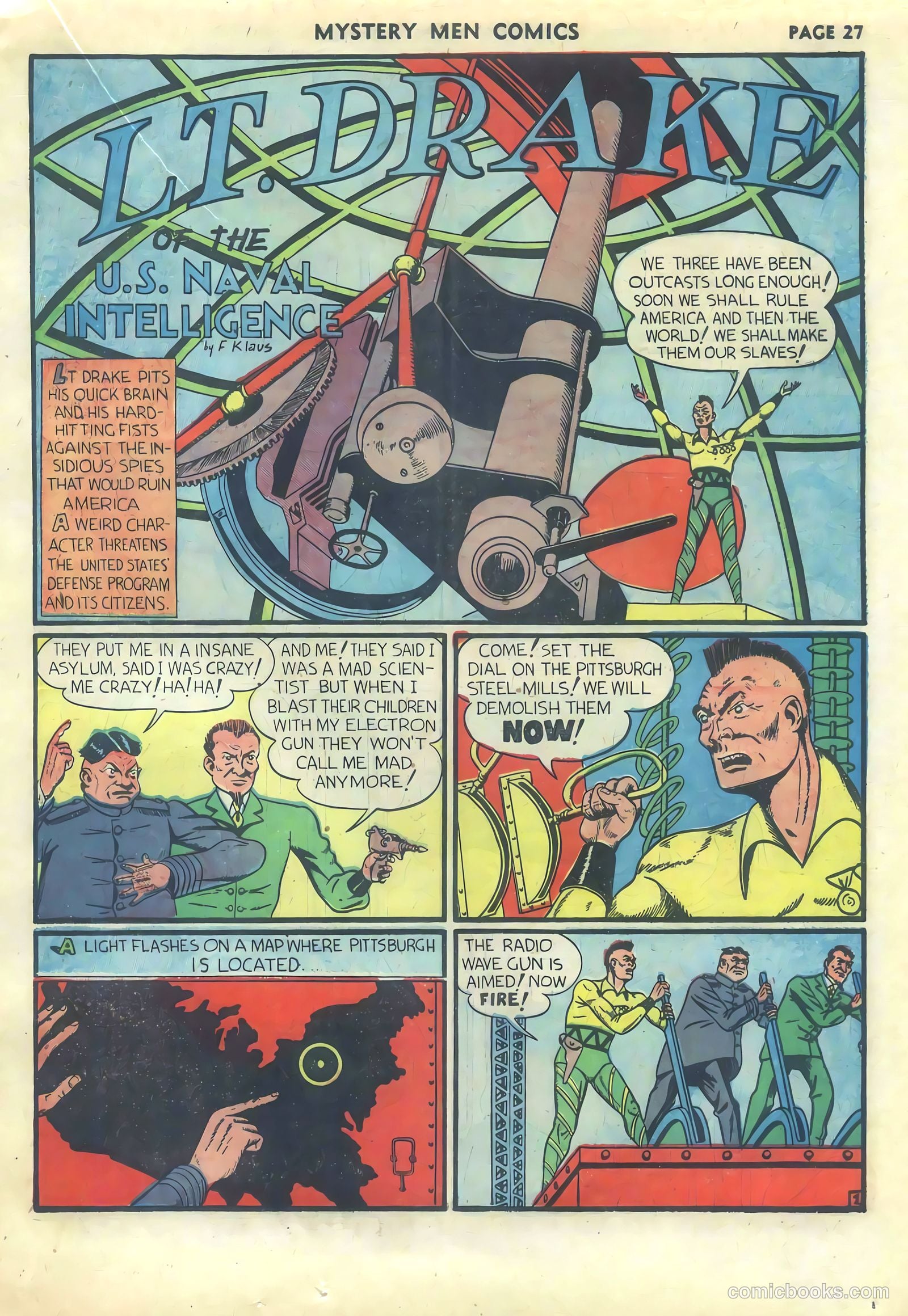Mystery Men Comics #21 (1941) — page 29 of 68