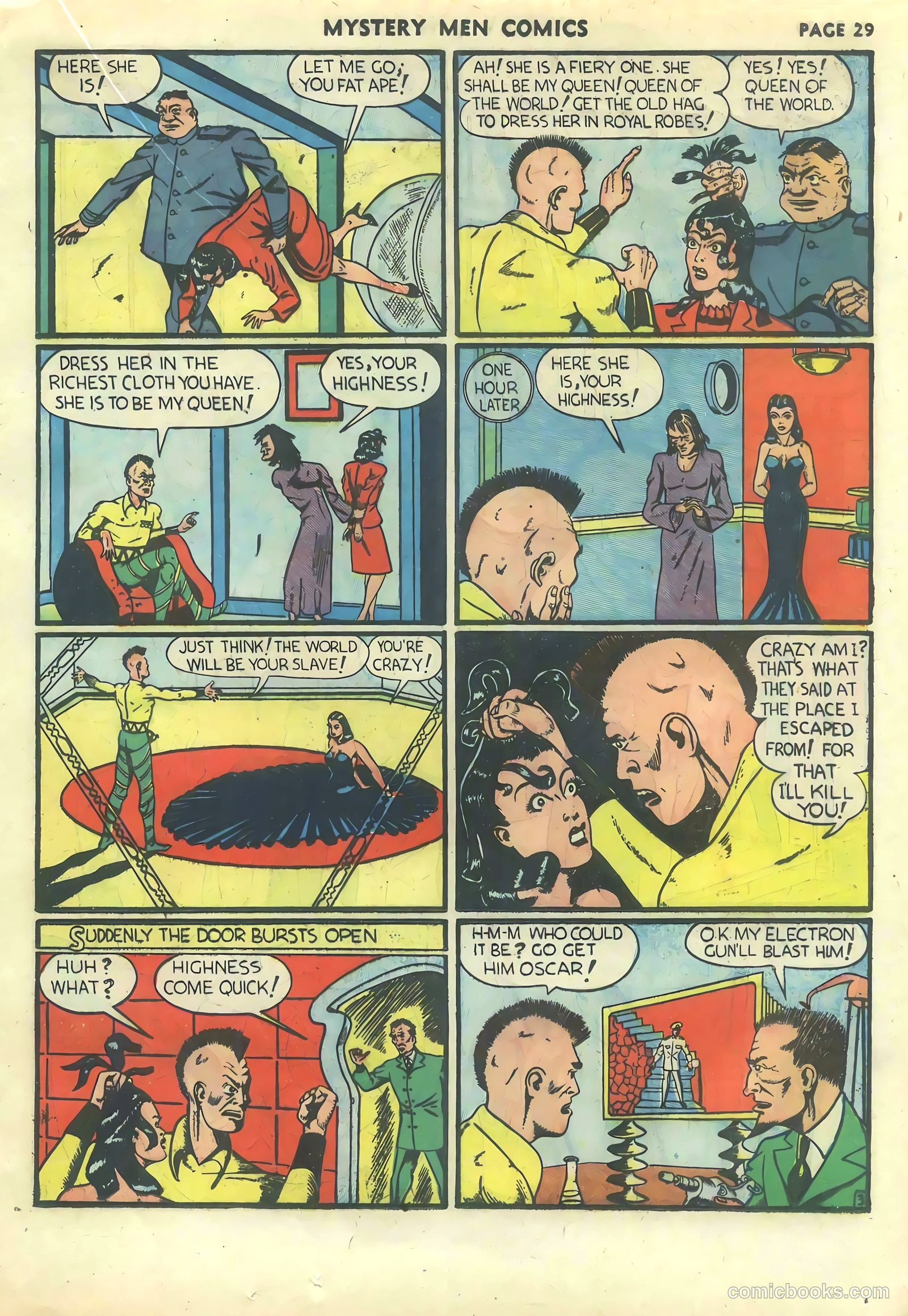Mystery Men Comics #21 (1941) — page 31 of 68