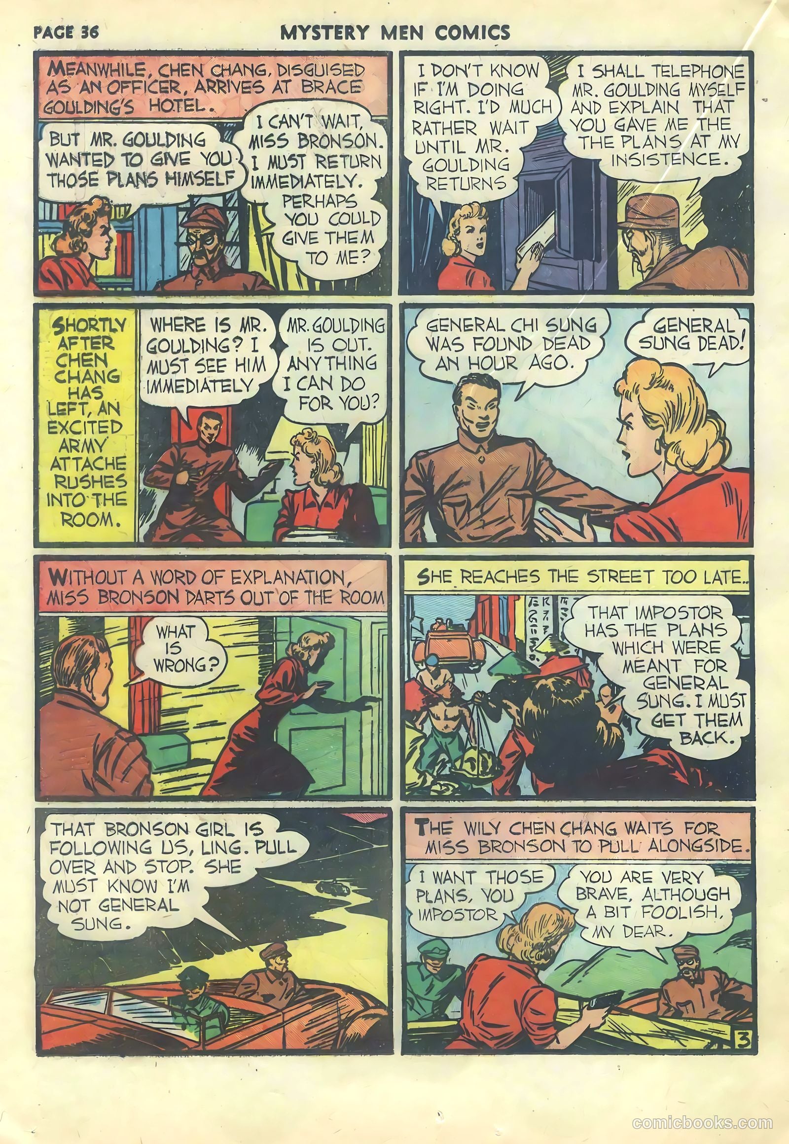 Mystery Men Comics #21 (1941) — page 38 of 68