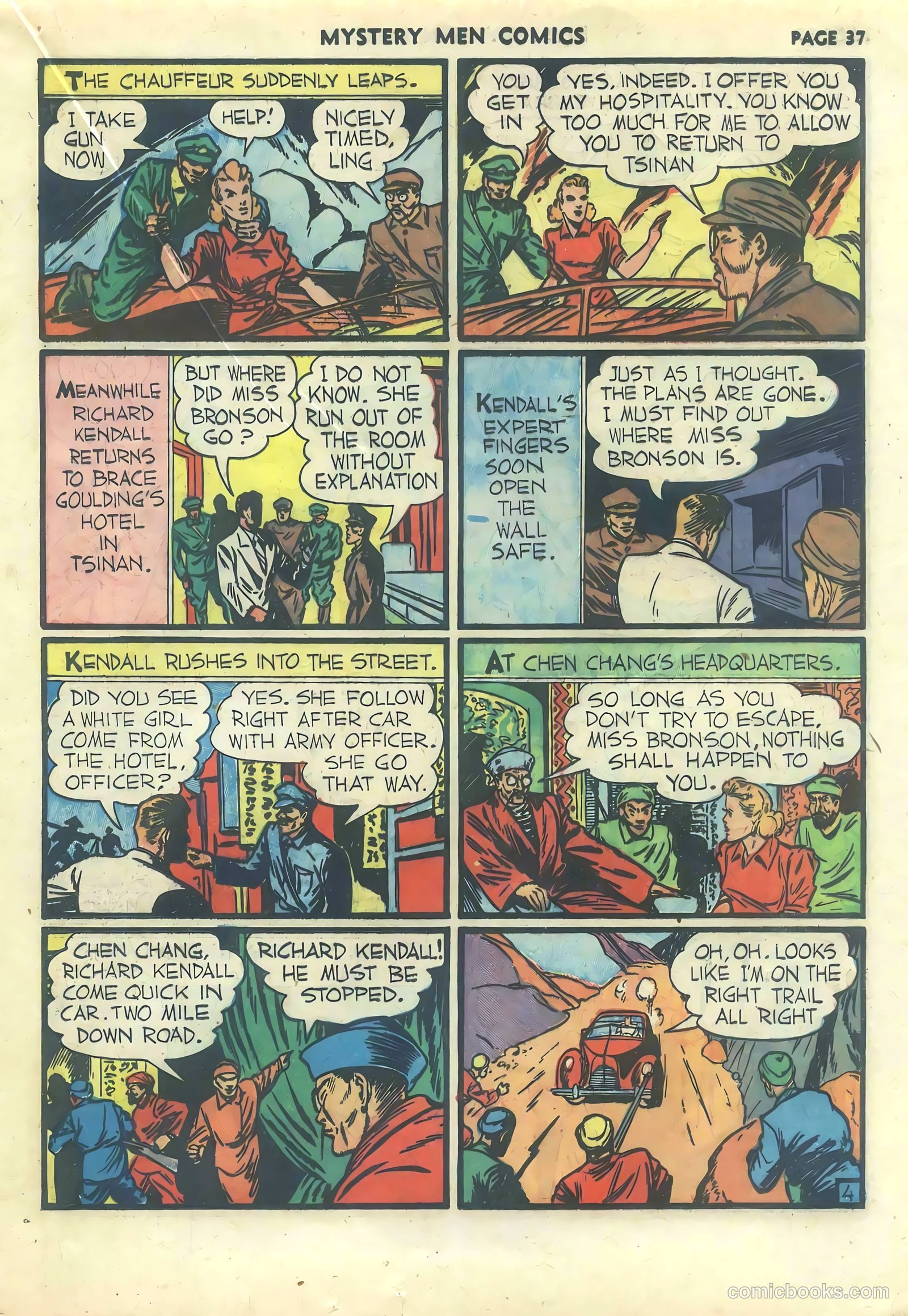 Mystery Men Comics #21 (1941) — page 39 of 68