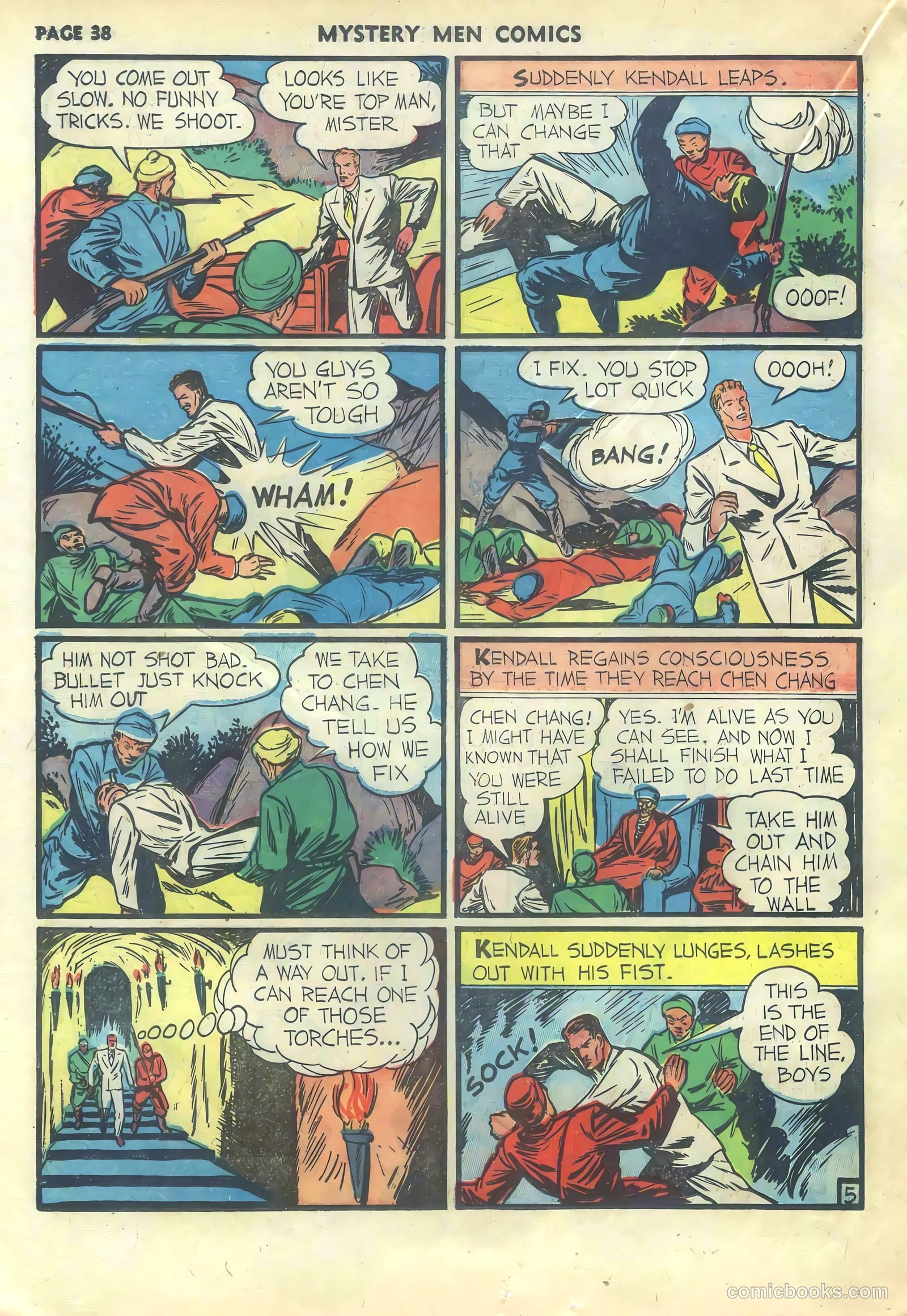 Mystery Men Comics #21 (1941) — page 40 of 68