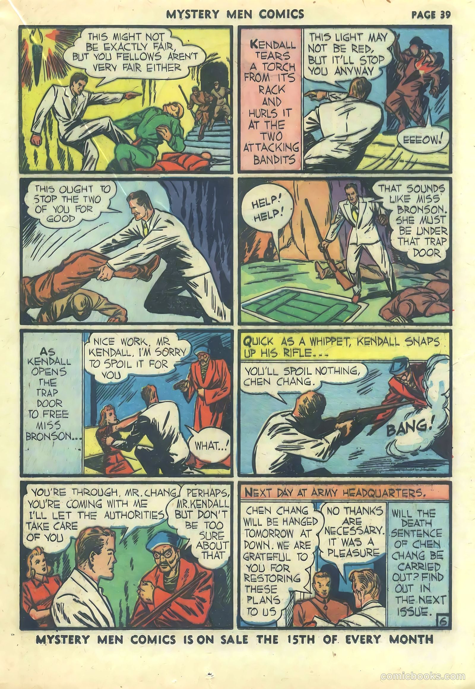 Mystery Men Comics #21 (1941) — page 41 of 68