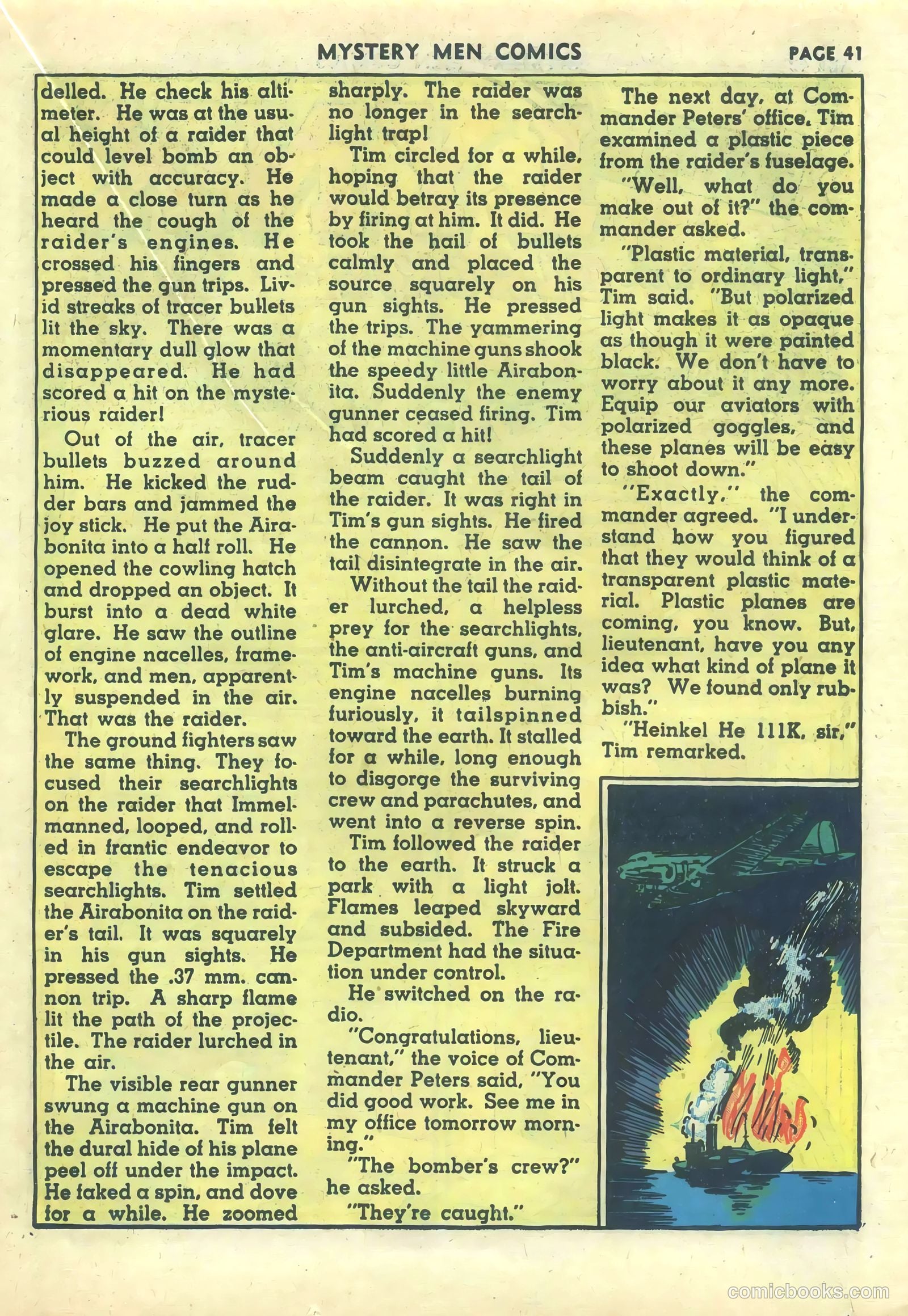 Mystery Men Comics #21 (1941) — page 43 of 68