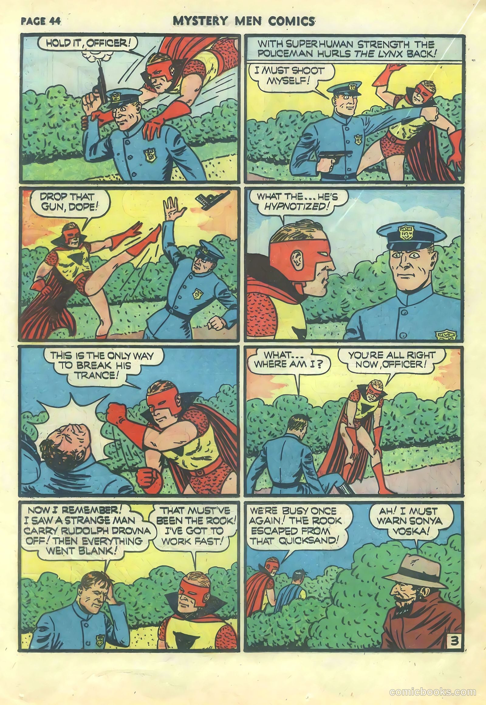 Mystery Men Comics #21 (1941) — page 46 of 68
