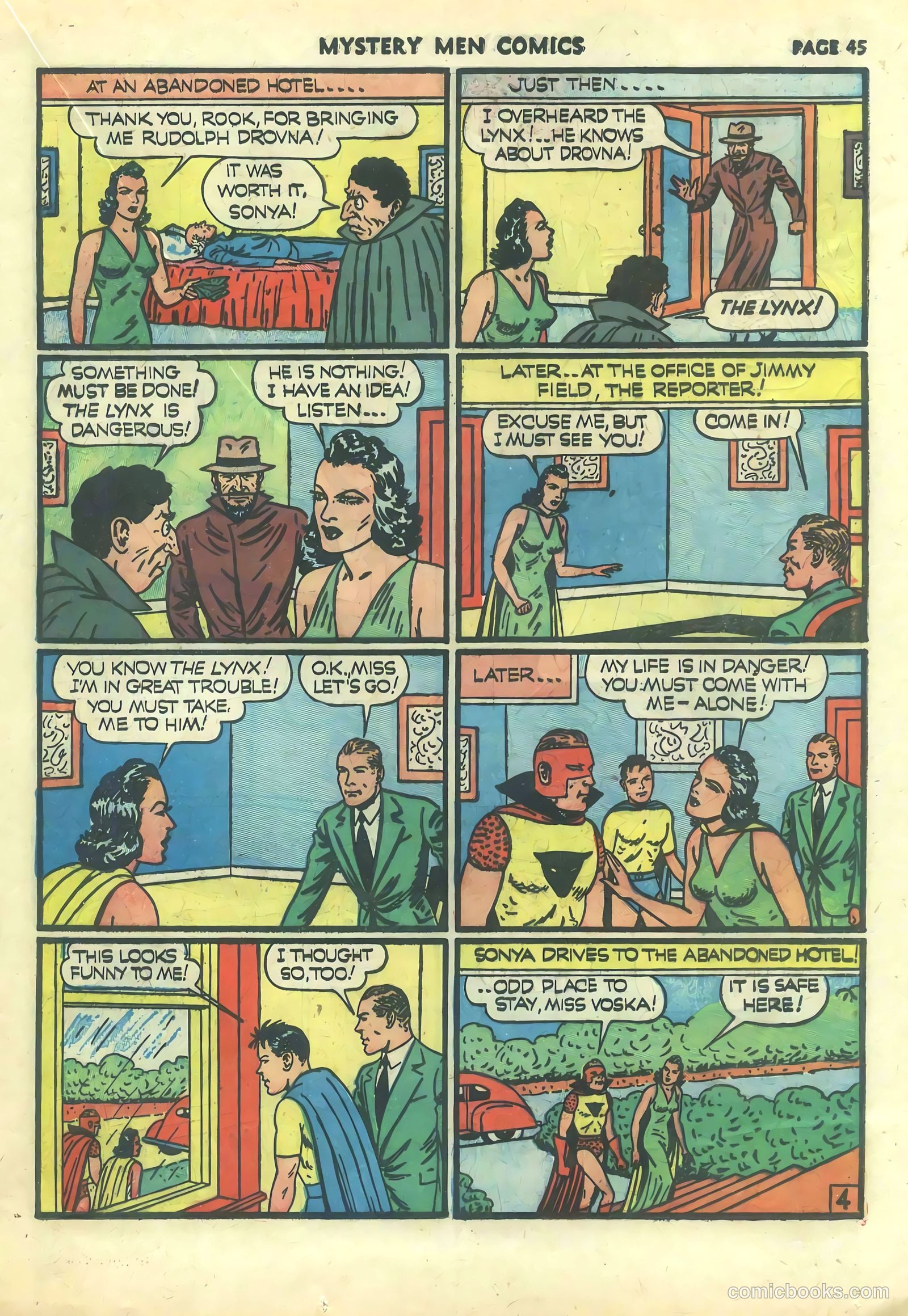Mystery Men Comics #21 (1941) — page 47 of 68
