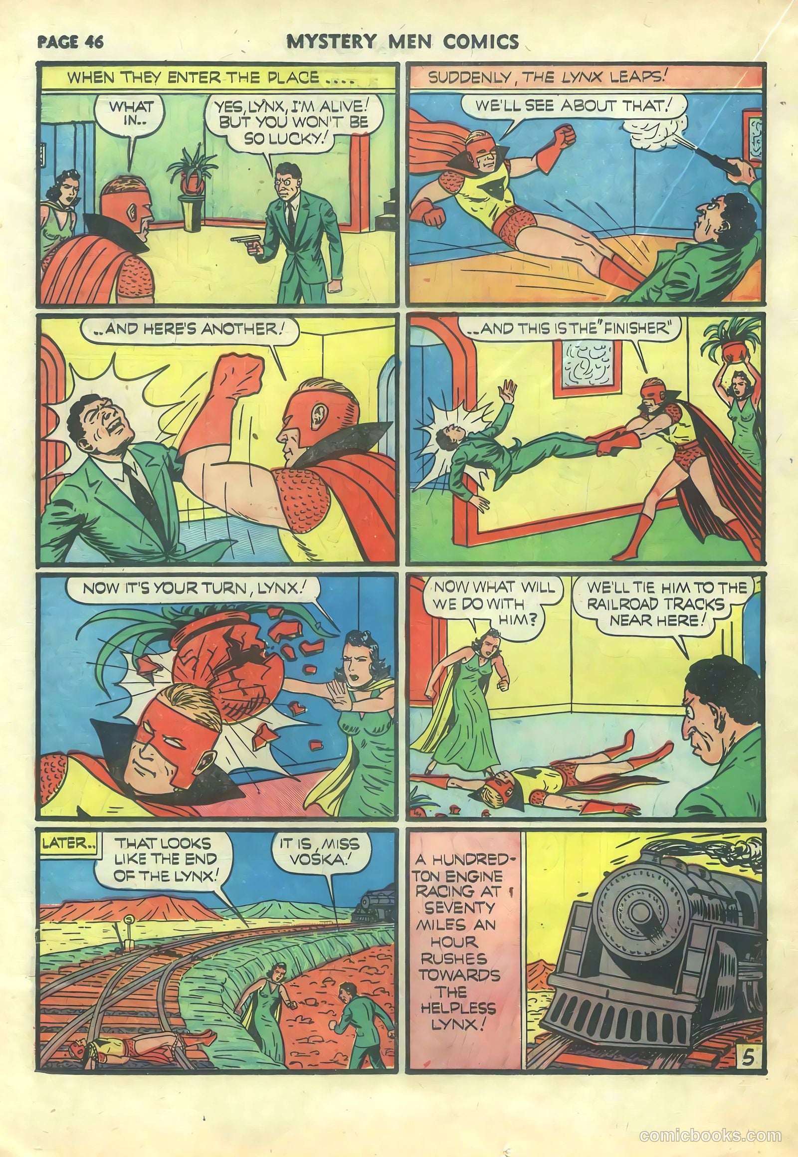 Mystery Men Comics #21 (1941) — page 48 of 68