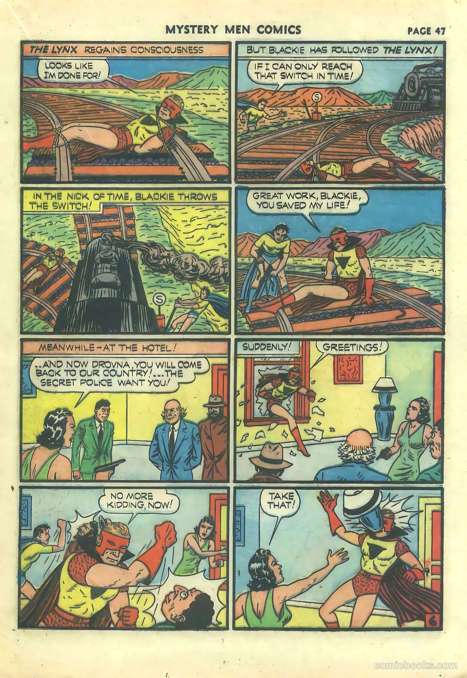 Mystery Men Comics #21 (1941) — page 49 of 68