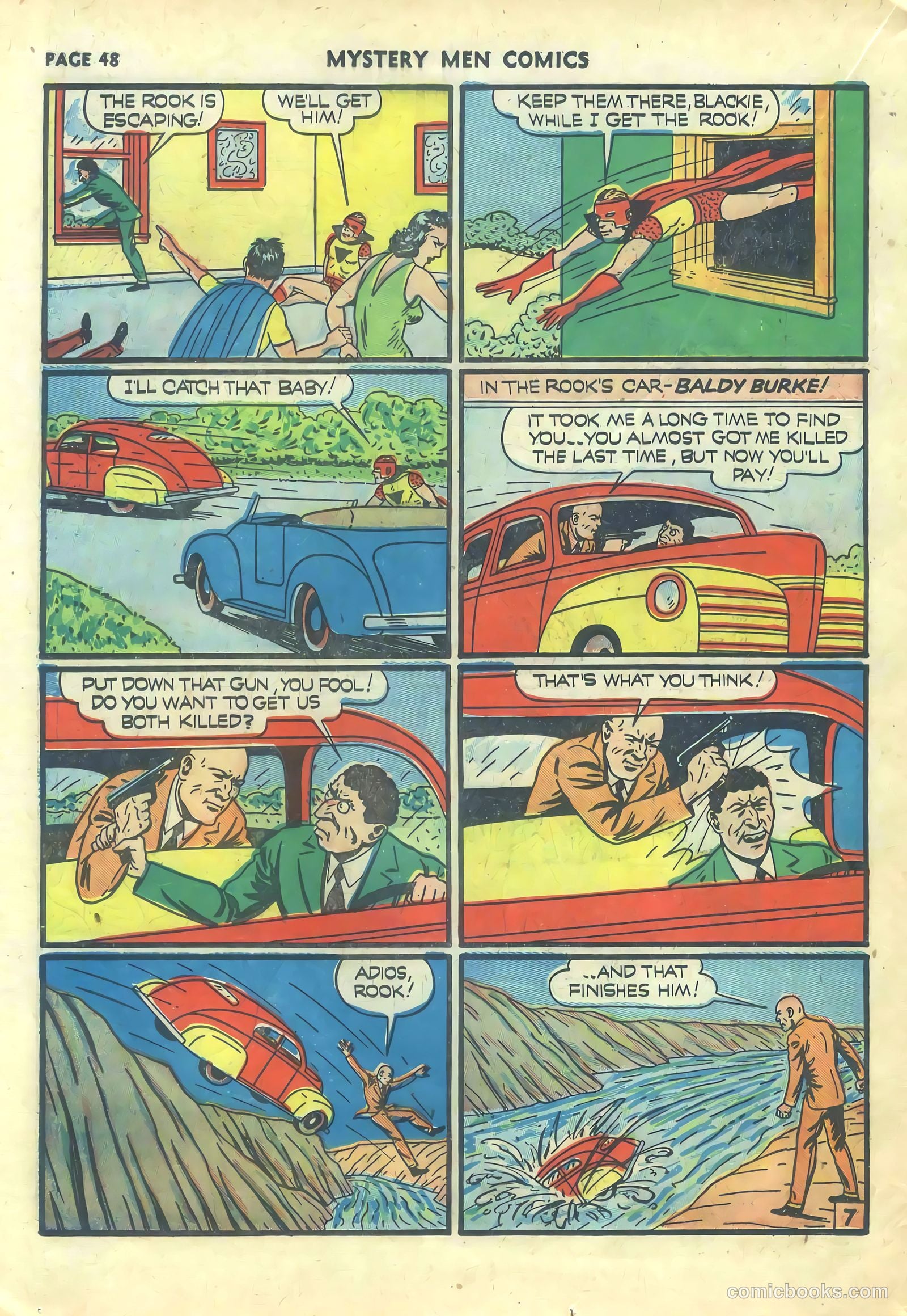 Mystery Men Comics #21 (1941) — page 50 of 68