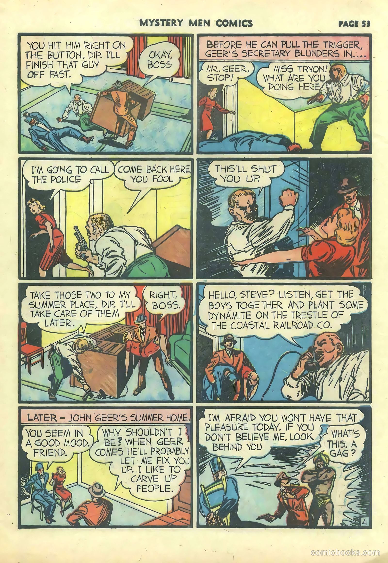 Mystery Men Comics #21 (1941) — page 55 of 68