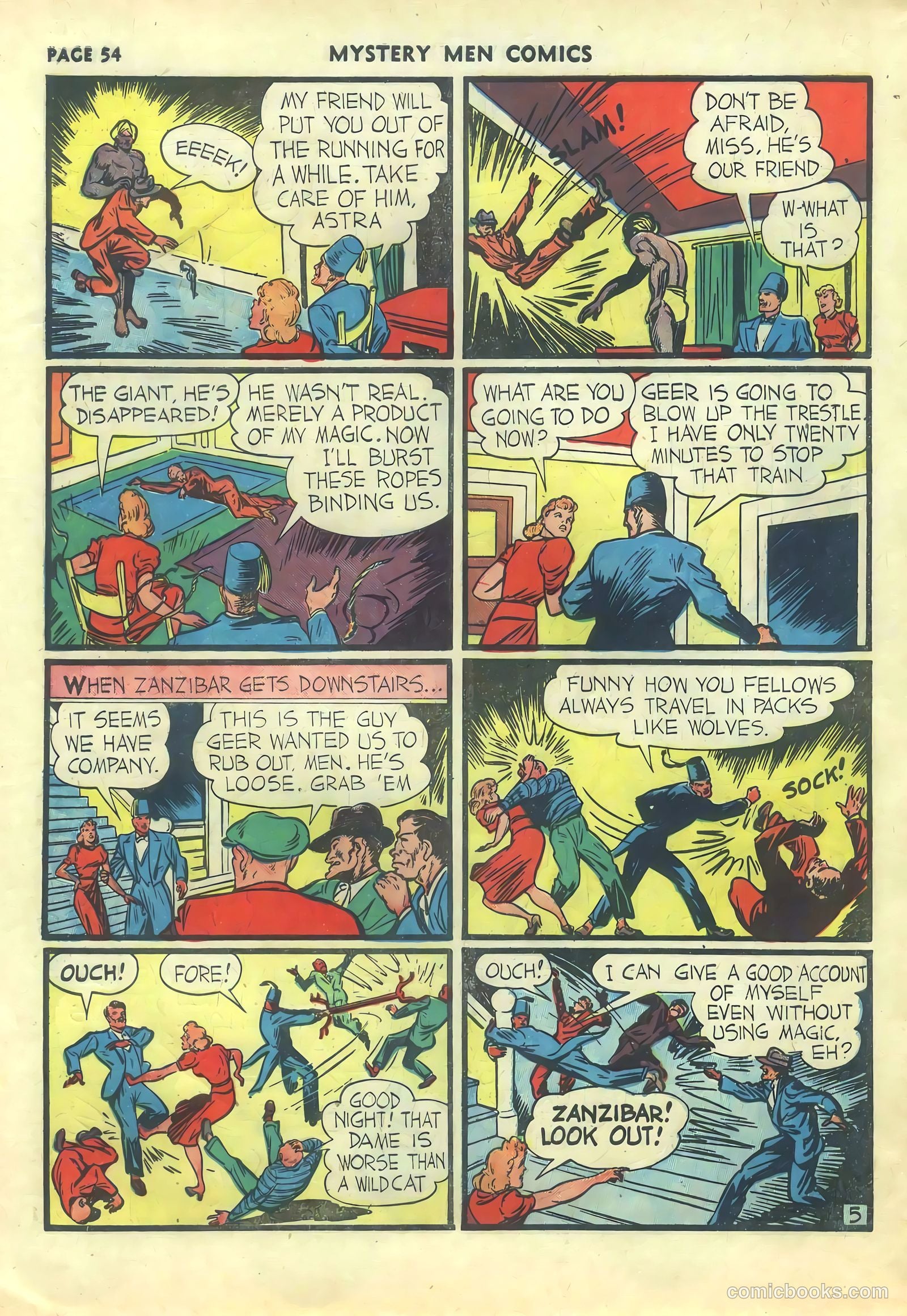 Mystery Men Comics #21 (1941) — page 56 of 68