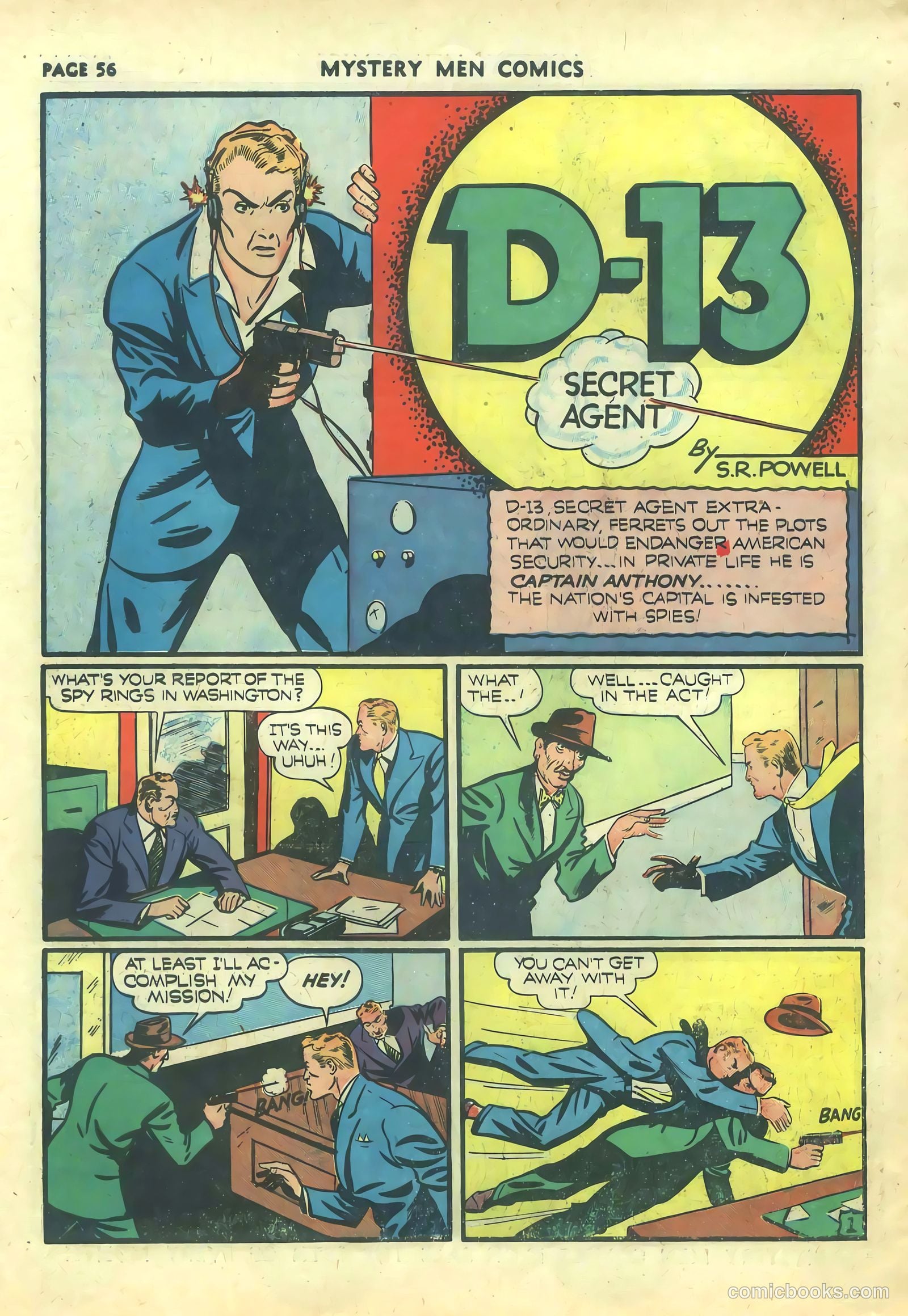 Mystery Men Comics #21 (1941) — page 58 of 68