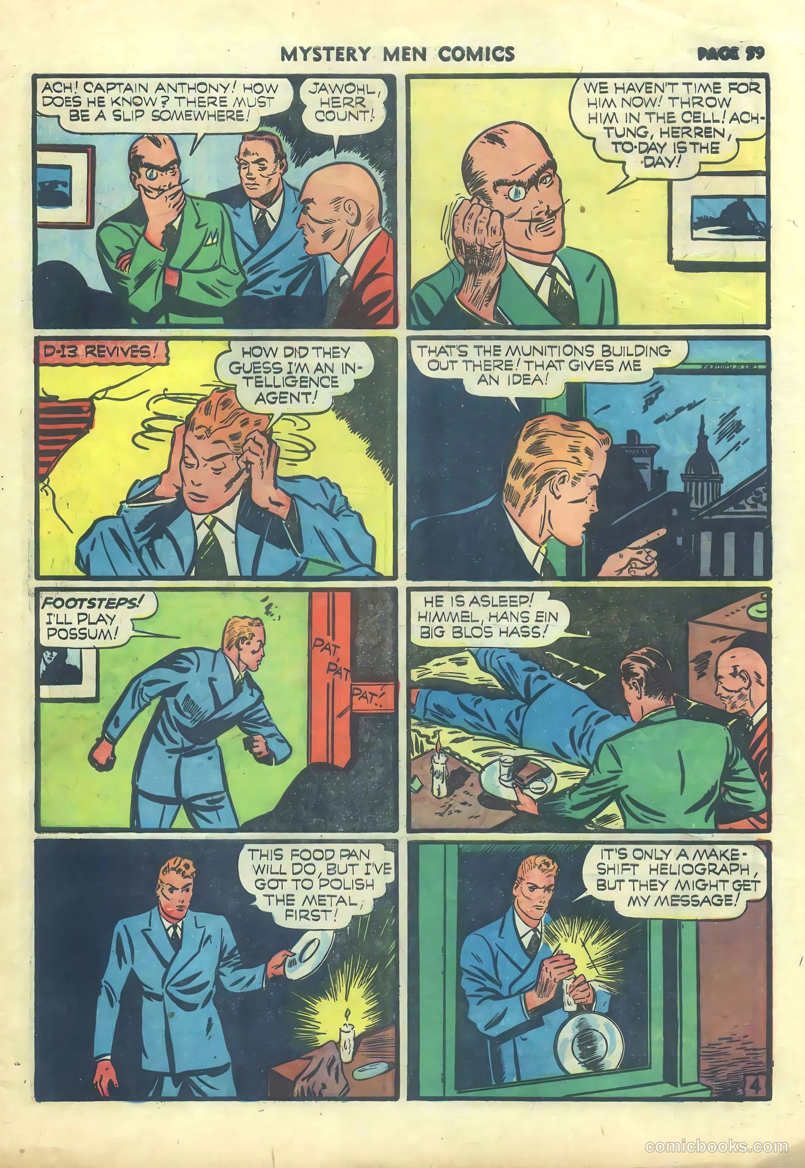 Mystery Men Comics #21 (1941) — page 61 of 68