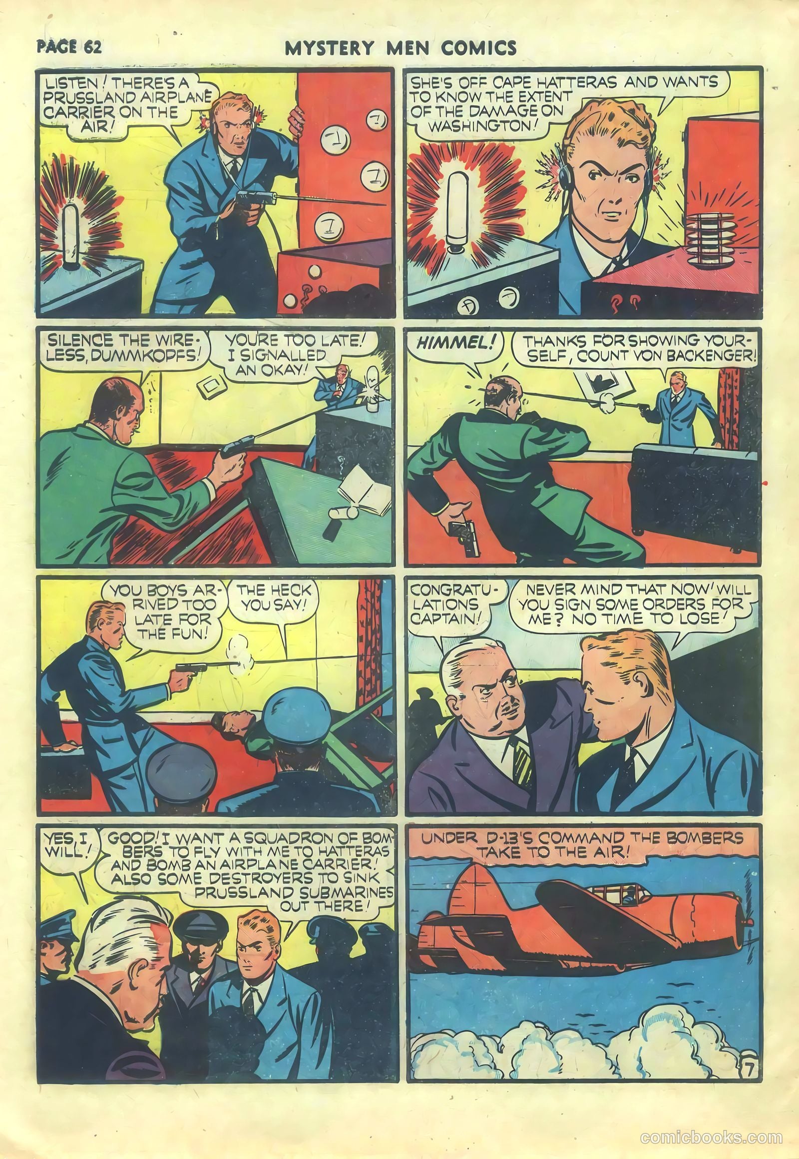 Mystery Men Comics #21 (1941) — page 64 of 68