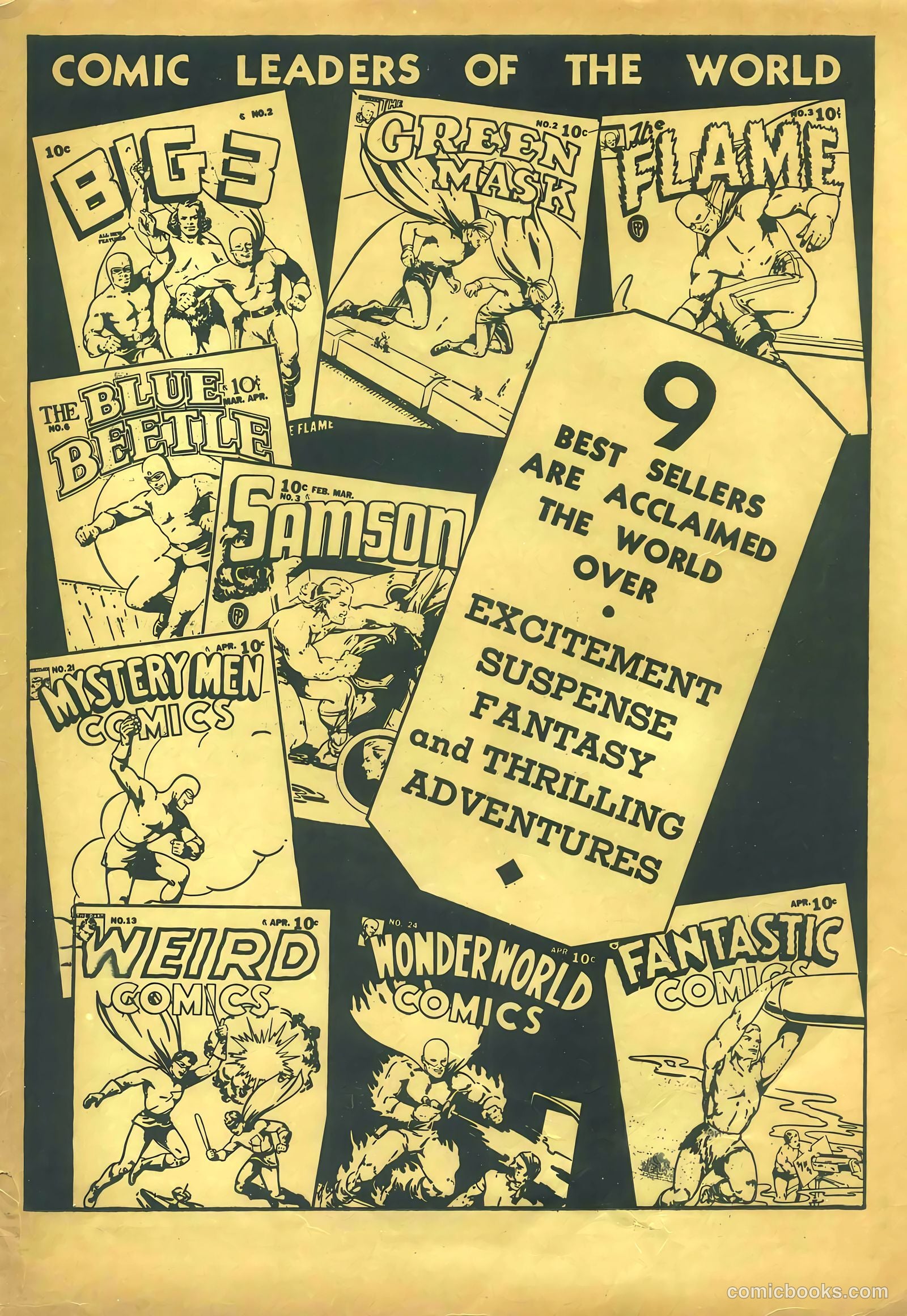 Mystery Men Comics #21 (1941) — page 67 of 68