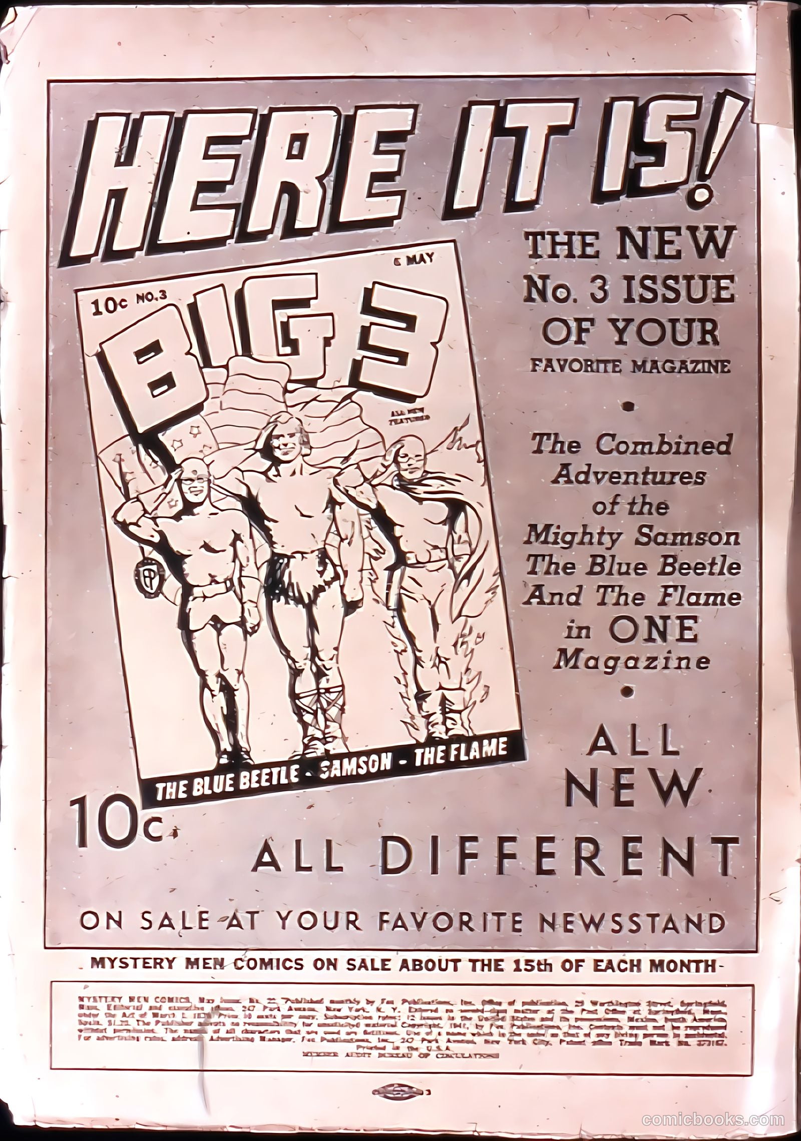 Mystery Men Comics #22 (1941) — page 2 of 67